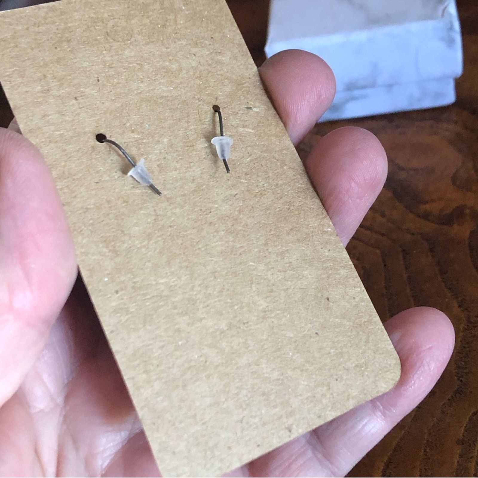 Handmade Hand crafted 925 sterling silver smoky quartz earrings Size ONE SIZE - 6 Thumbnail