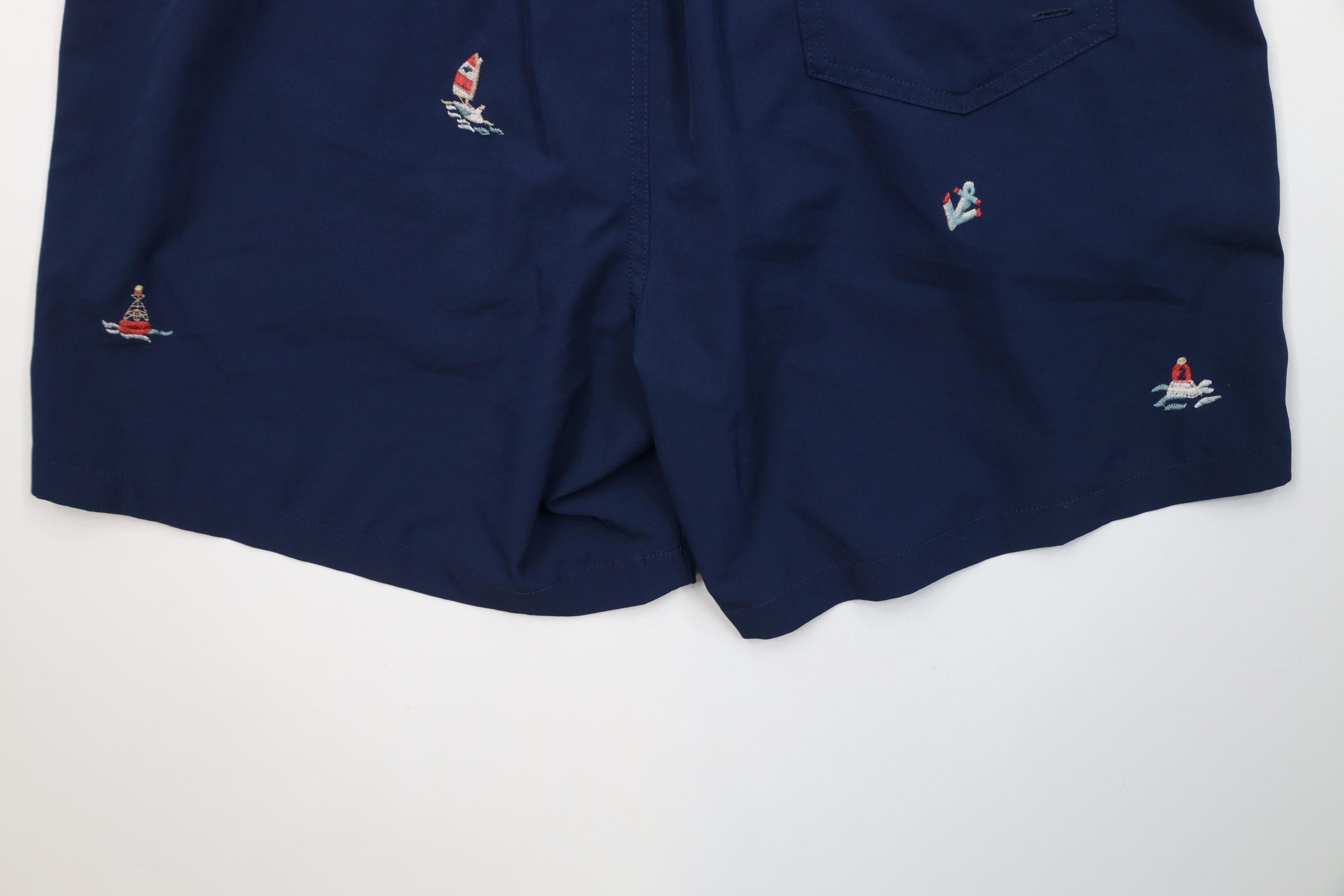 Polo Ralph Lauren Vintage Y2K Ralph Lauren Buoy All Over Print Lined Shorts Size US 34 / EU 50 - 12 Thumbnail