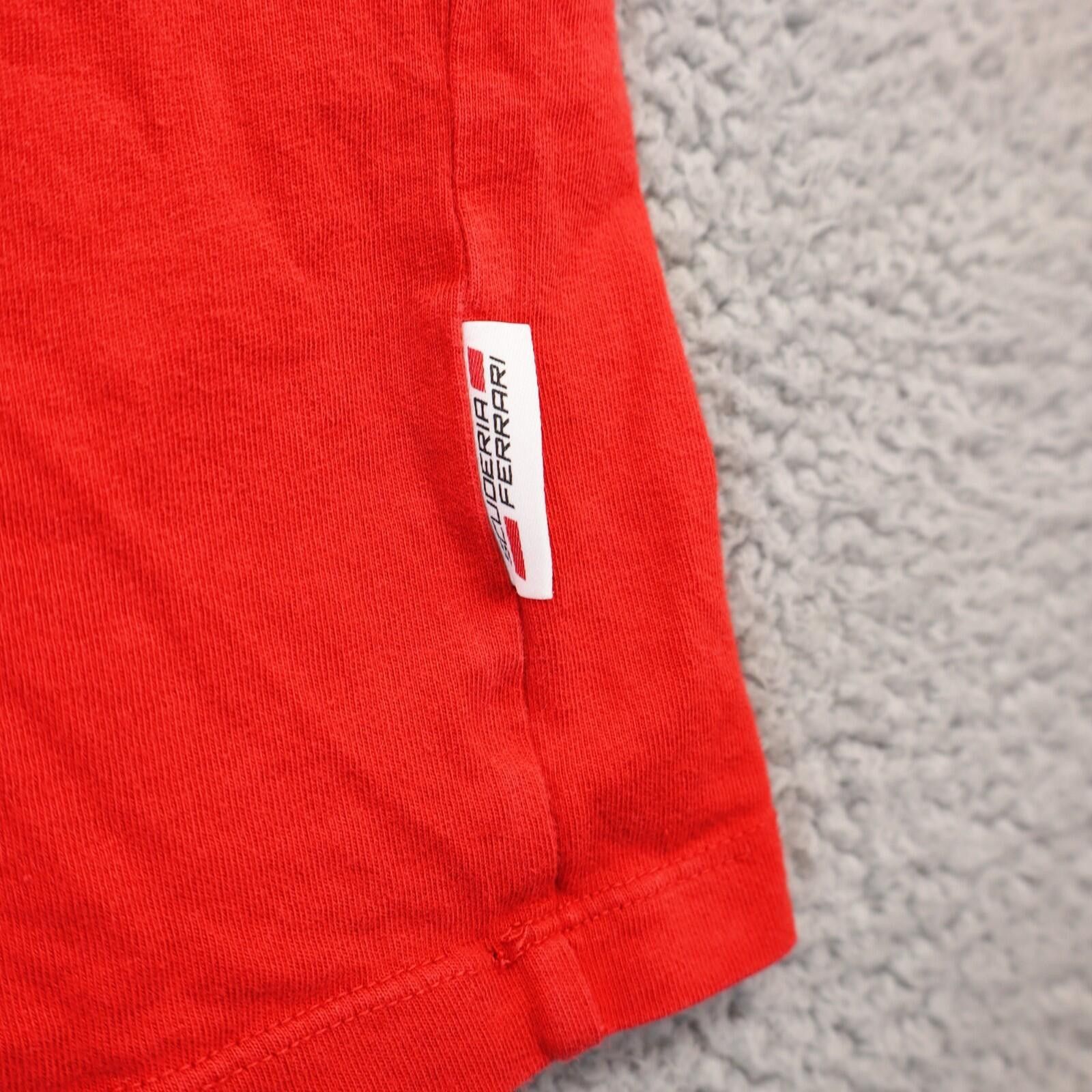 Ferrari Men Small Scuderia Ferrari Red Big Logo Shirt Size ONE SIZE - 10 Thumbnail