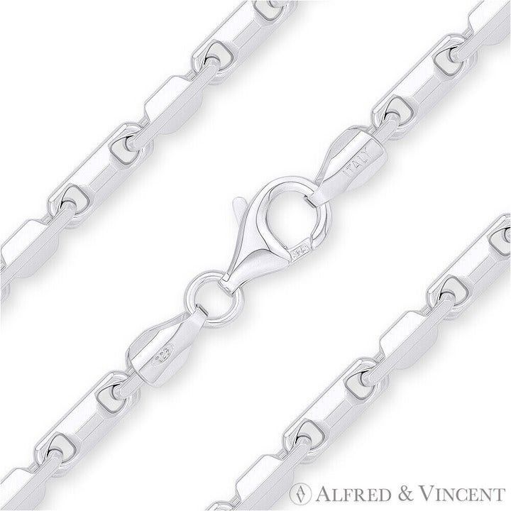 Other Heshe Link Bar Chain Bracelet in .925 Italy Sterling Silver Size ONE SIZE - 1 Preview