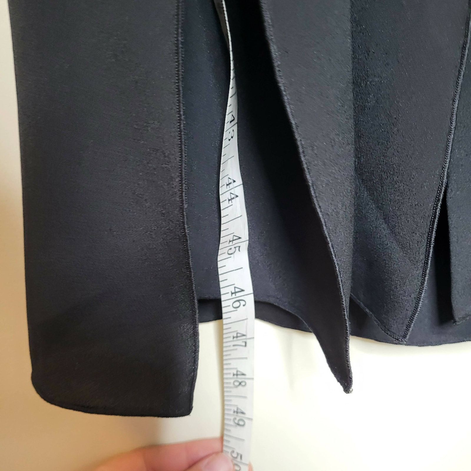 Jil Sander Jil Sander Silk Black Sleeveless Button Midi Shirt Dress 40 Size S / US 4 / IT 40 - 6 Thumbnail