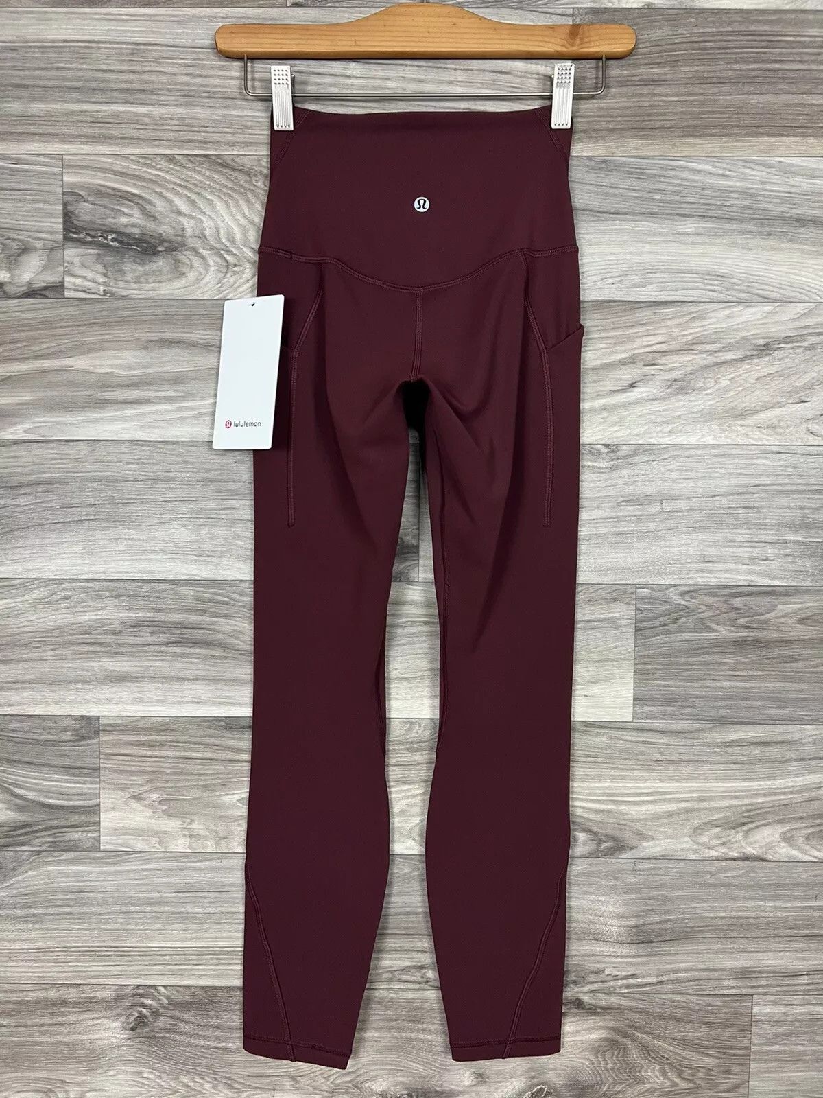 Lululemon Lululemon Align Pants w/ Pockets - Red Merlot - 23” Size 26" / US 2 / IT 38 - 2 Thumbnail