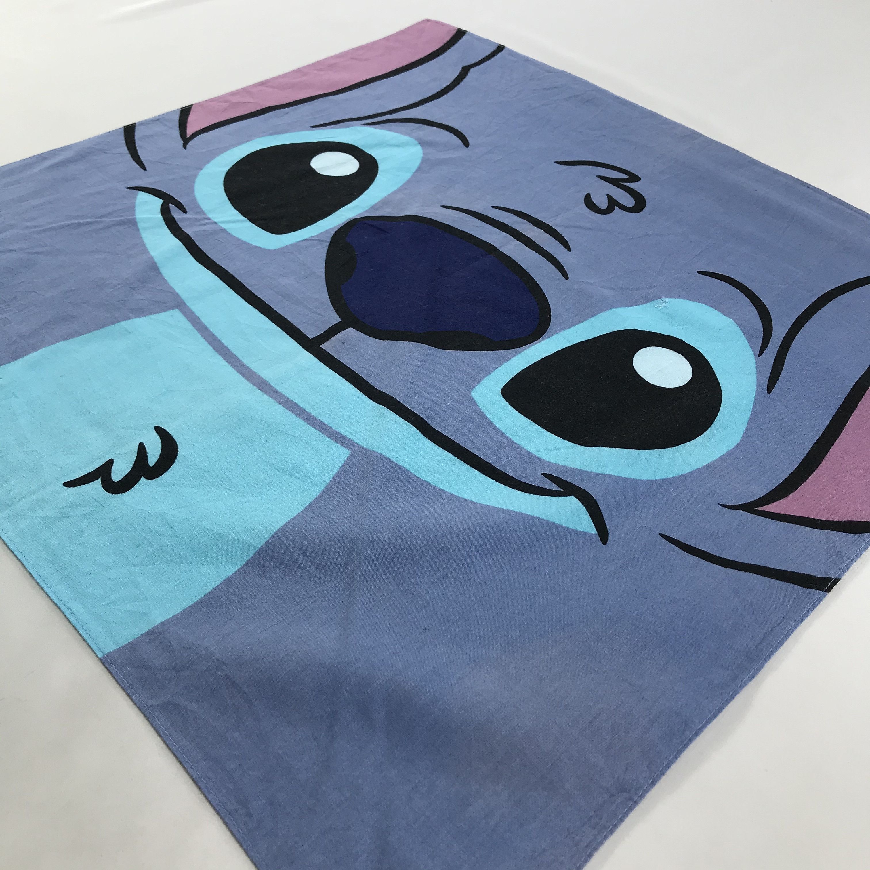 Disney × Vintage Lilo and Stitch Bandana / Handkerchief / Neckerchief - S1857 Size ONE SIZE - 2 Thumbnail