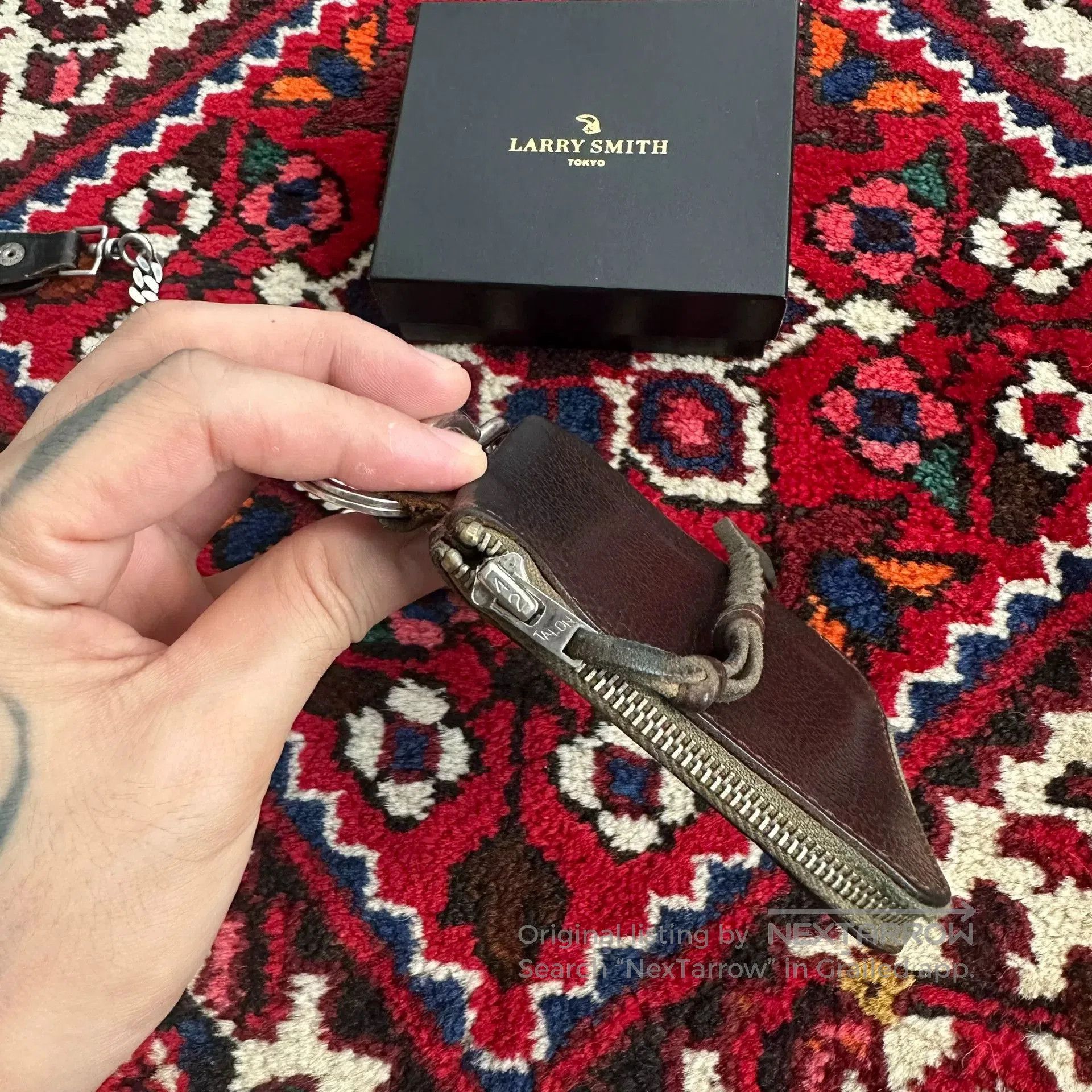 Larry Smith larry smith wallet with chain and keyring. Size ONE SIZE - 5 Thumbnail