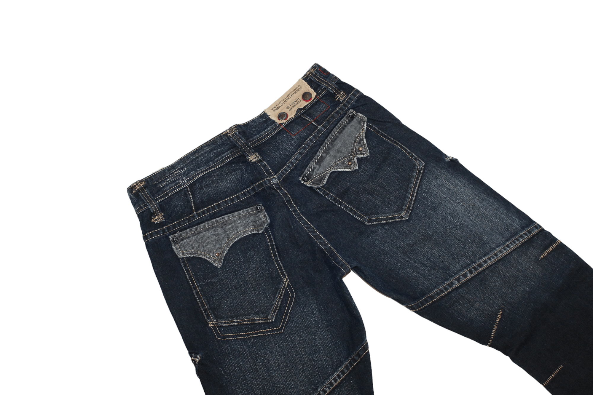 If Six Was Nine 💥Tough JeanSmith Jackson Cargo Pockets Arc Jeans Size US 33 - 6 Thumbnail