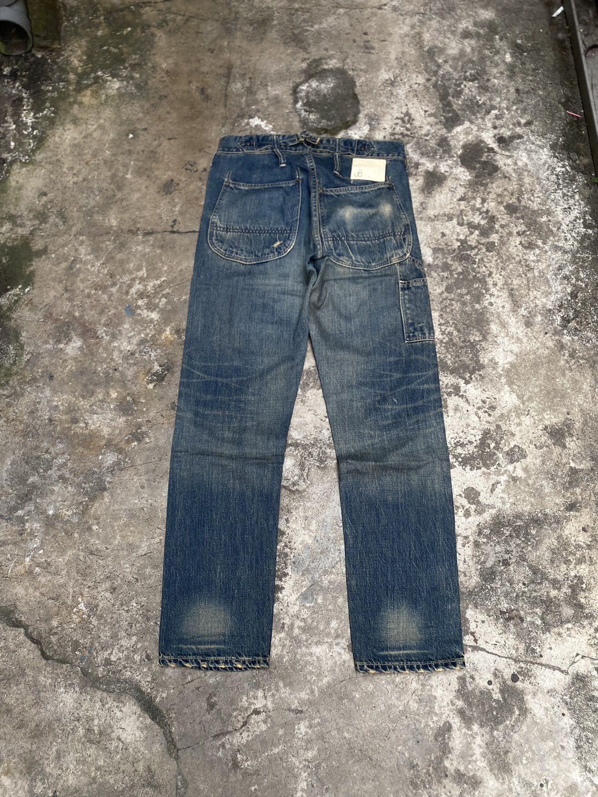 Johnbull Vintage Johnbull Selvedge Carpenter Buckleback Denim Size US 32 / EU 48 - 2 Thumbnail