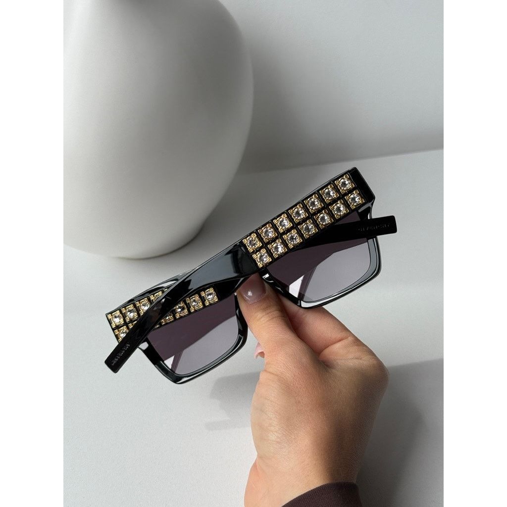 Givenchy NEW Givenchy GV40076I Cat Eye Black Crystal Sunglasses $700 Size ONE SIZE - 11 Thumbnail