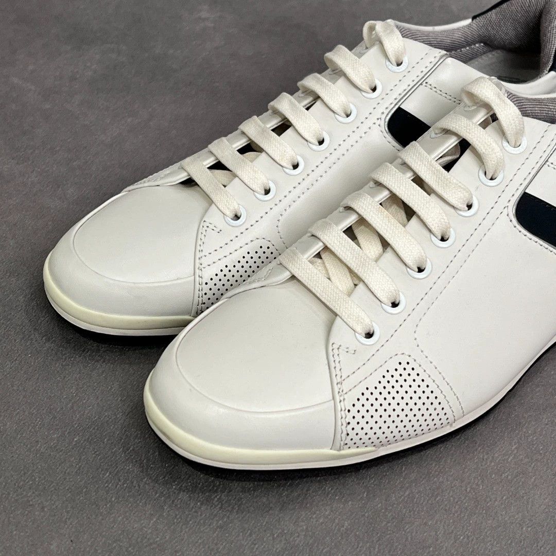 Hugo Boss HUGO BOSS White Leather Breathable Casual Sneakers Size US 9 / EU 42 - 4 Thumbnail