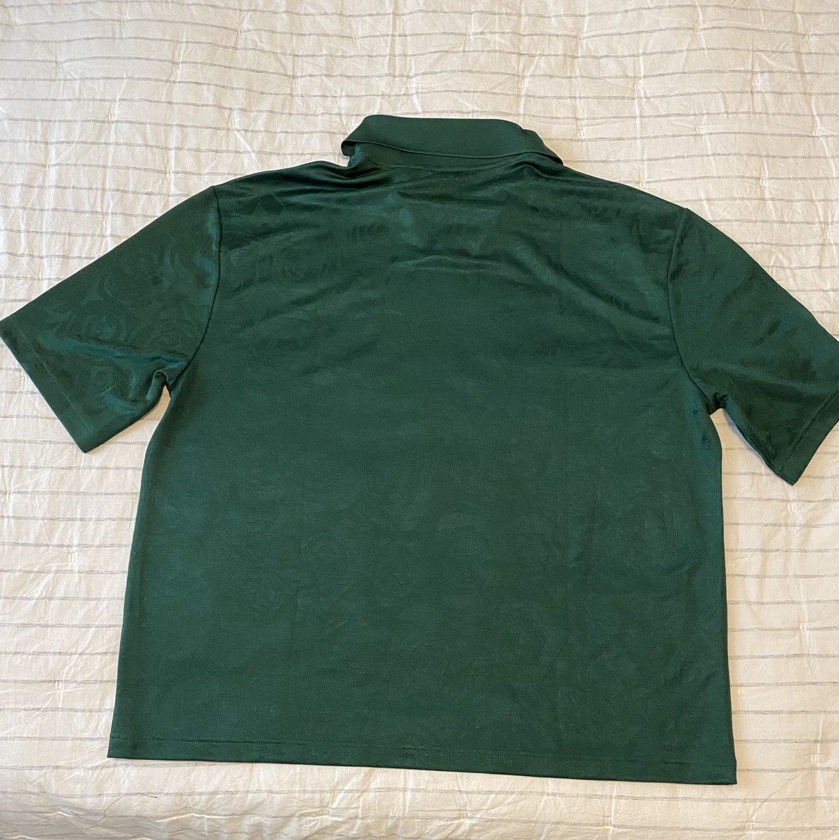 Burberry Burberry Tonal Rose Jacquard Polo Shirt XL Size US XL / EU 56 / 4 - 18 Thumbnail