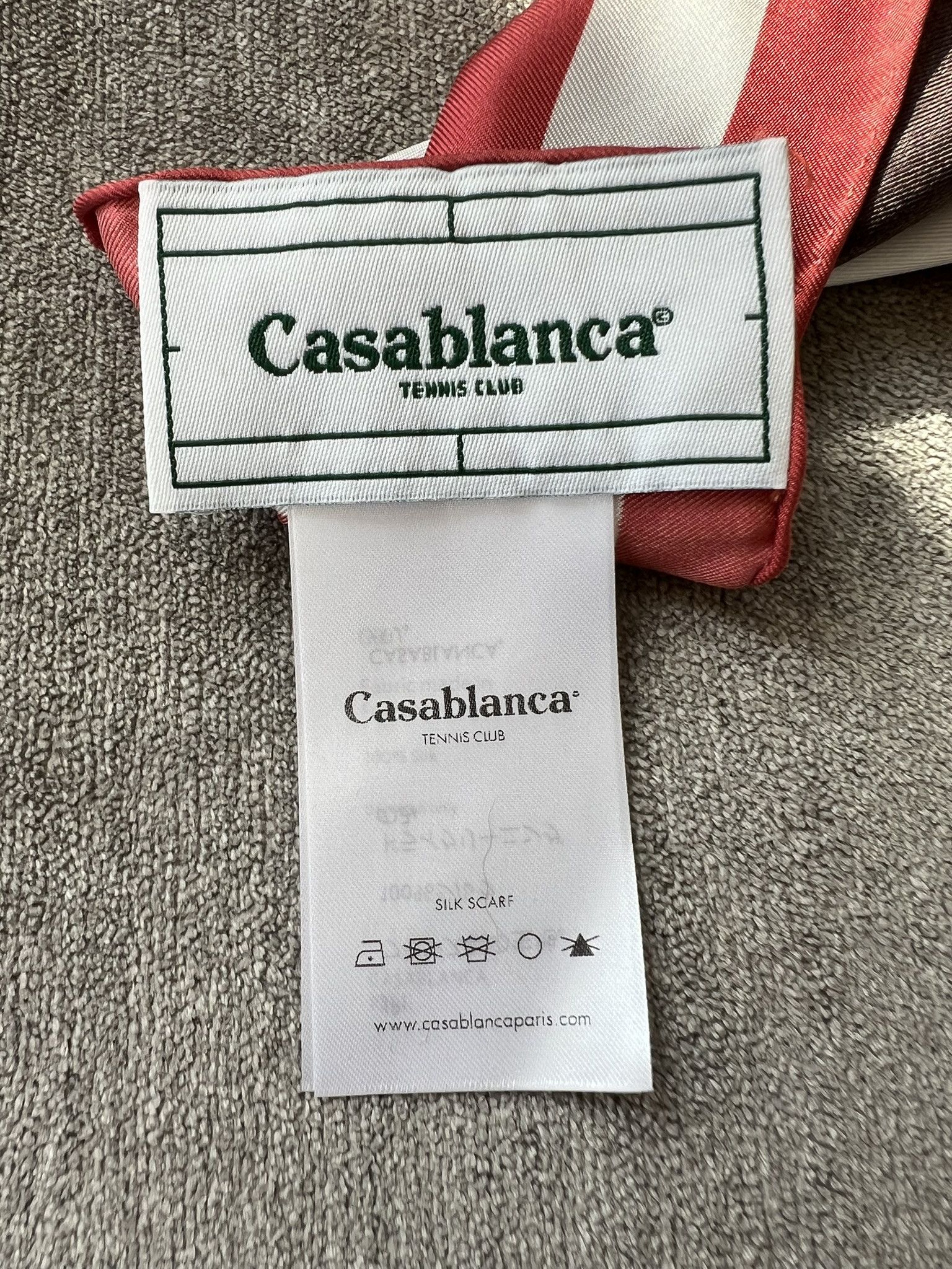 Casablanca Le Port De Casablanca Silk Scarf Size ONE SIZE - 3 Thumbnail
