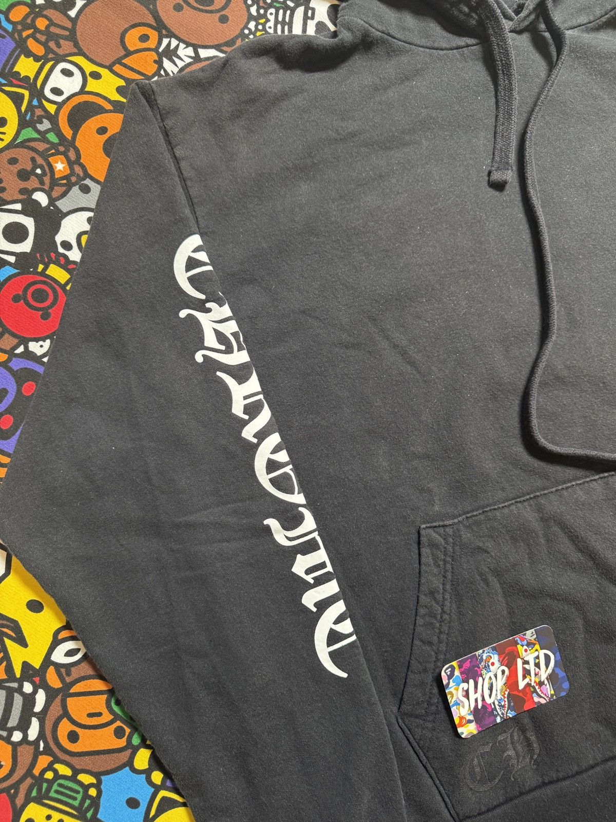 Chrome Hearts Chrome Hearts Black Vertical Script Pullover Hoodie Size US M / EU 48-50 / 2 - 3 Thumbnail