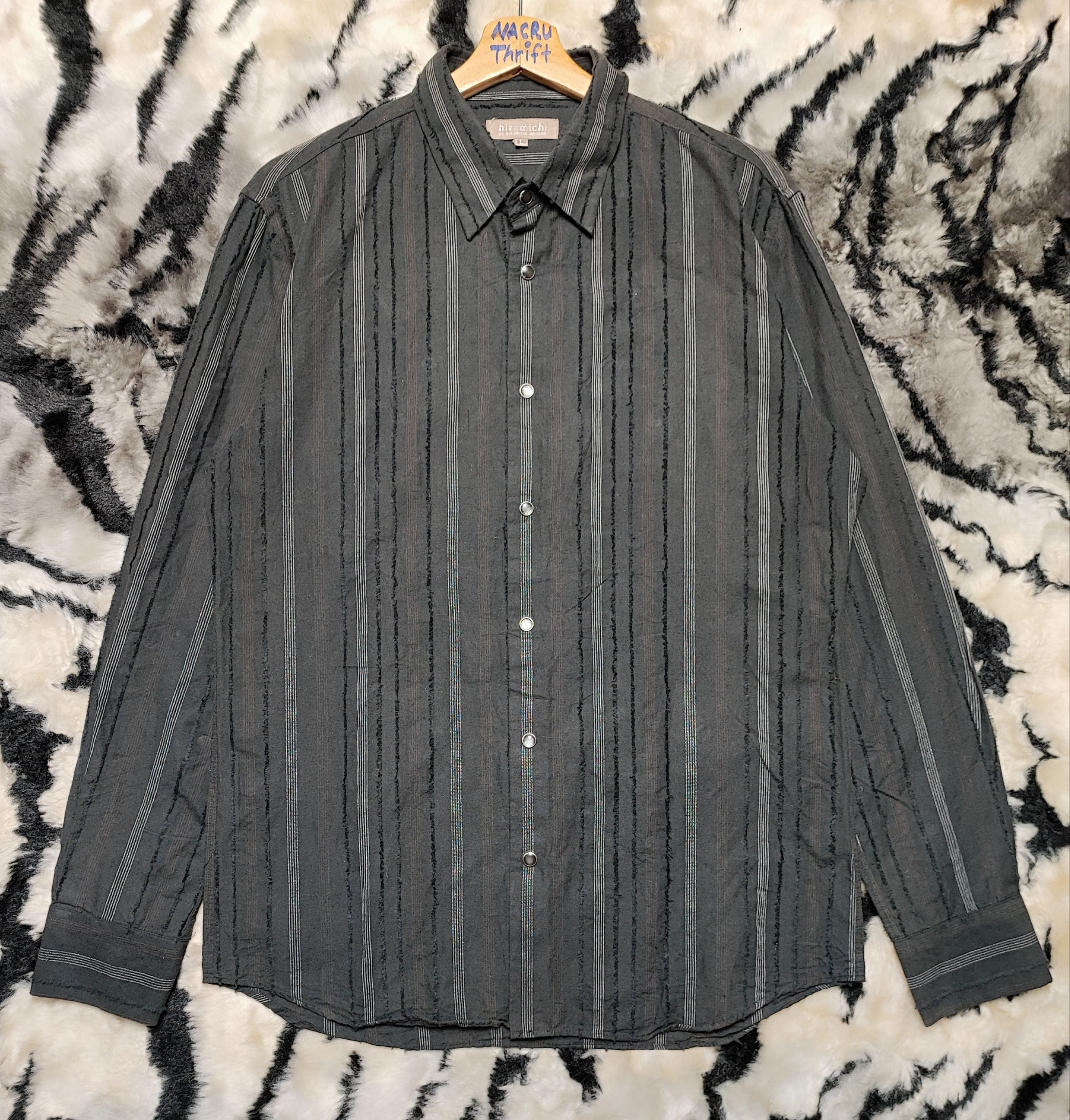 Japanese Brand Cowboy Western Shirt Hiromichi Nakano Size US L / EU 52-54 / 3 - 2 Thumbnail