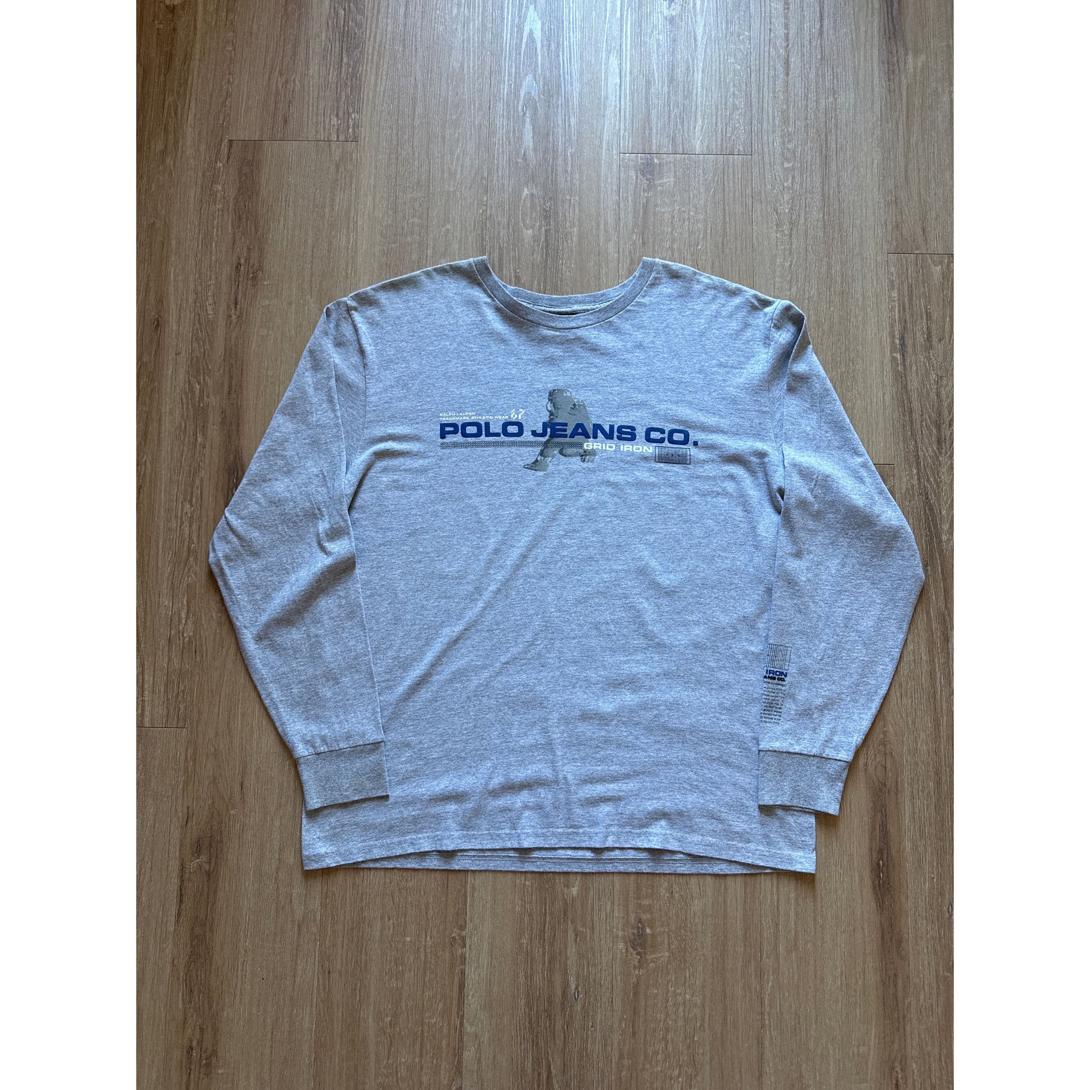 Other Vintage Ralph Lauren Polo Jeans Co. Grid Iron Ironology Long Size US L / EU 52-54 / 3 - 1 Thumbnail