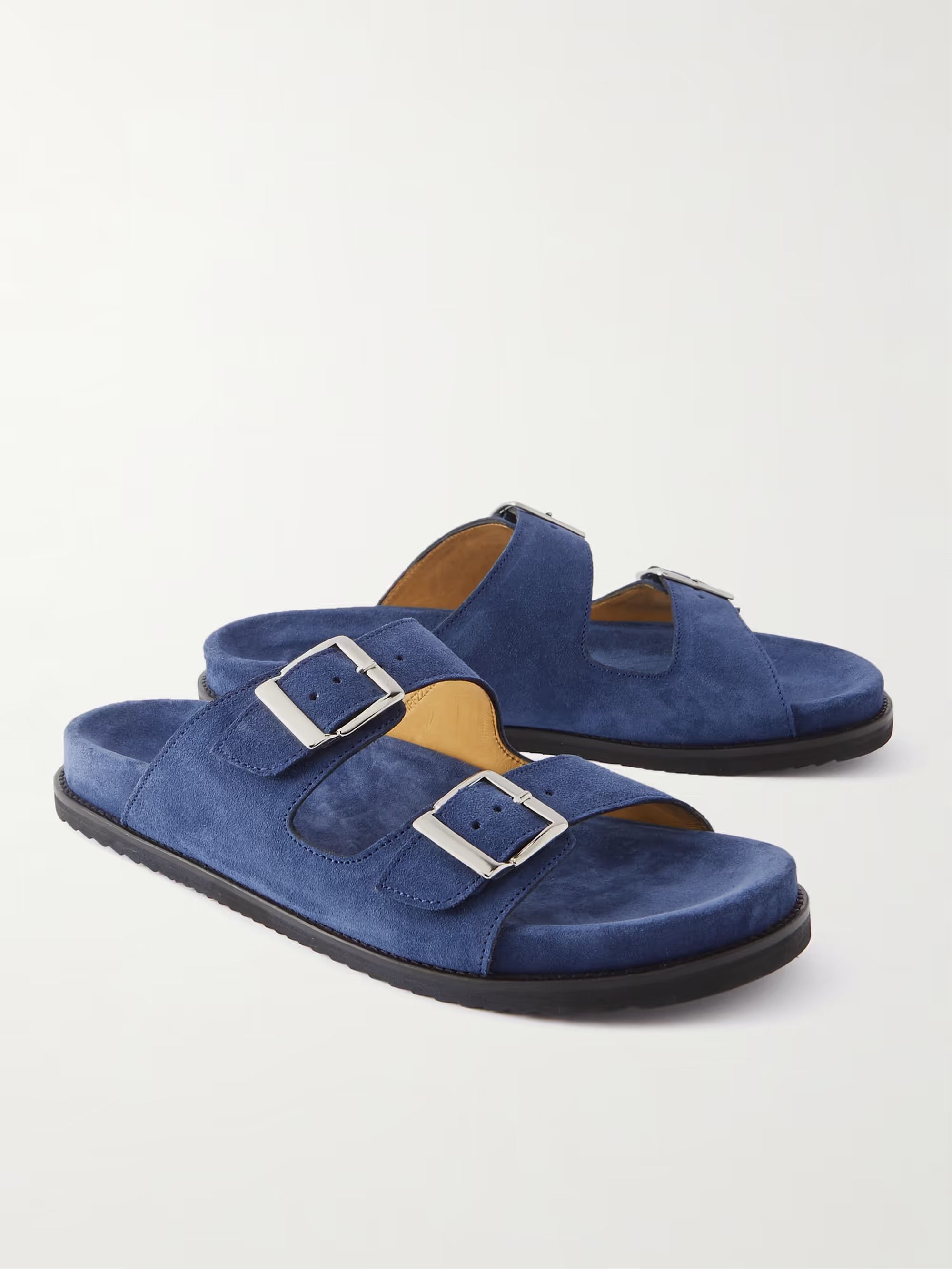Mr P. MR P. David Regenerated Suede by evolo Sandals Size US 10 / EU 43 - 7 Thumbnail