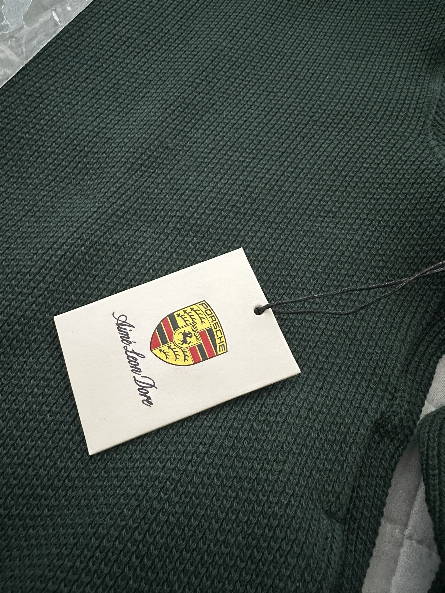 Aime Leon Dore Aime Leon Dore Porsche Jacquard Crewneck Sweatshirt Pine Size US XL / EU 56 / 4 - 7 Thumbnail