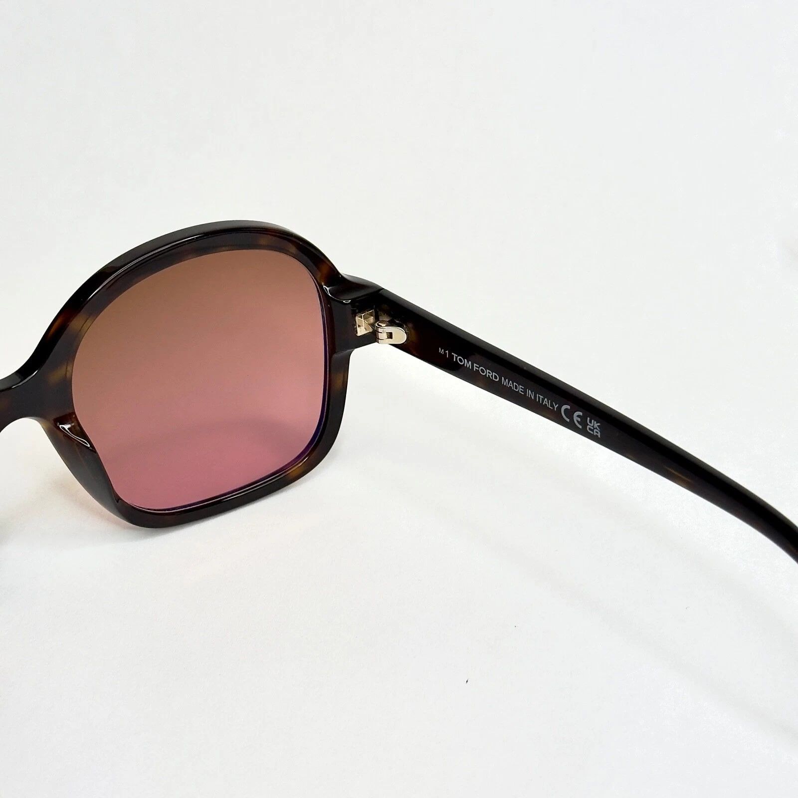 Tom Ford TOM FORD HANLEY TF1034 52F Brown Havana Pink Sunglasses 1034 Size ONE SIZE - 5 Thumbnail