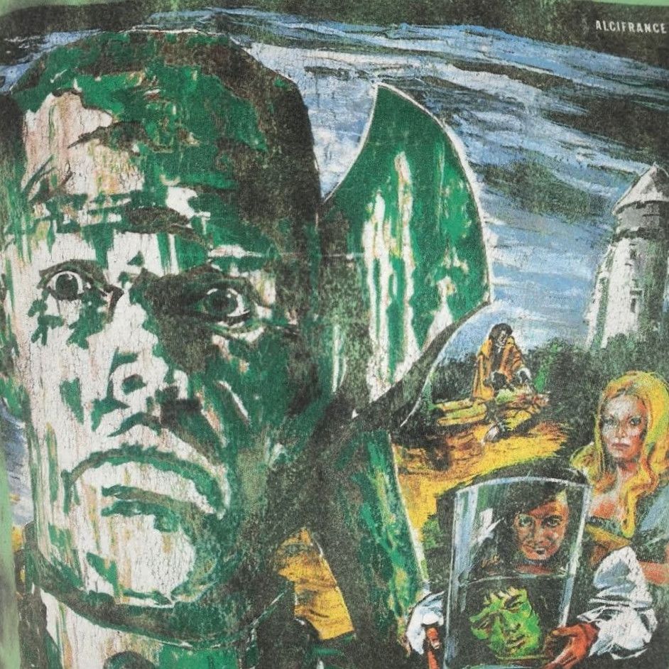 House of CB Horrors Of Frankenstein T Shirt Mens Size Medium Green Hammer House Of Horror Tie Dye Size US M / EU 48-50 / 2 - 3 Thumbnail