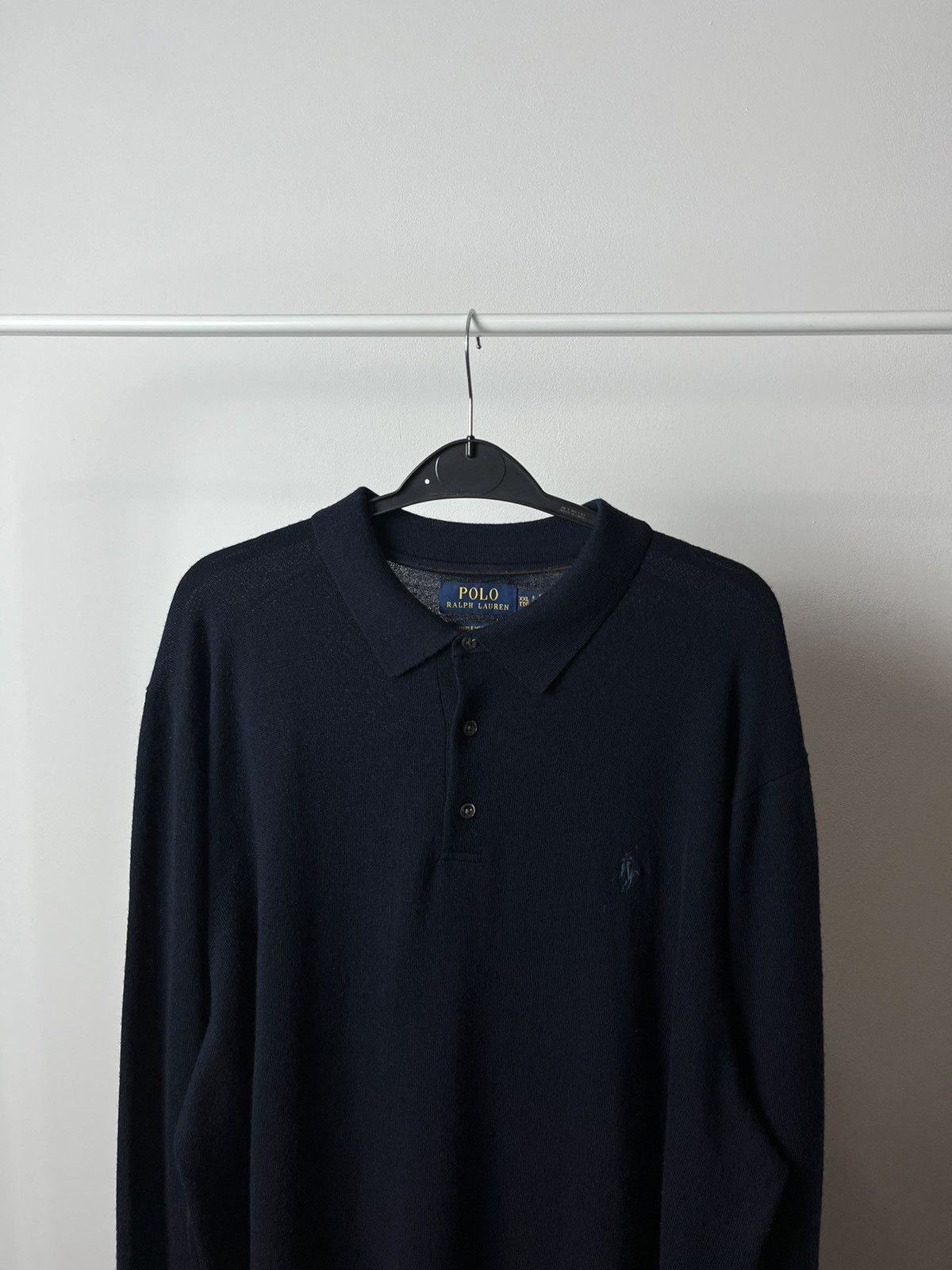 Polo Ralph Lauren × Ralph Lauren Washable Merino Wool Polo Longsleeve Sweater Ralph Lauren Size US XXL / EU 58 / 5 - 2 Thumbnail