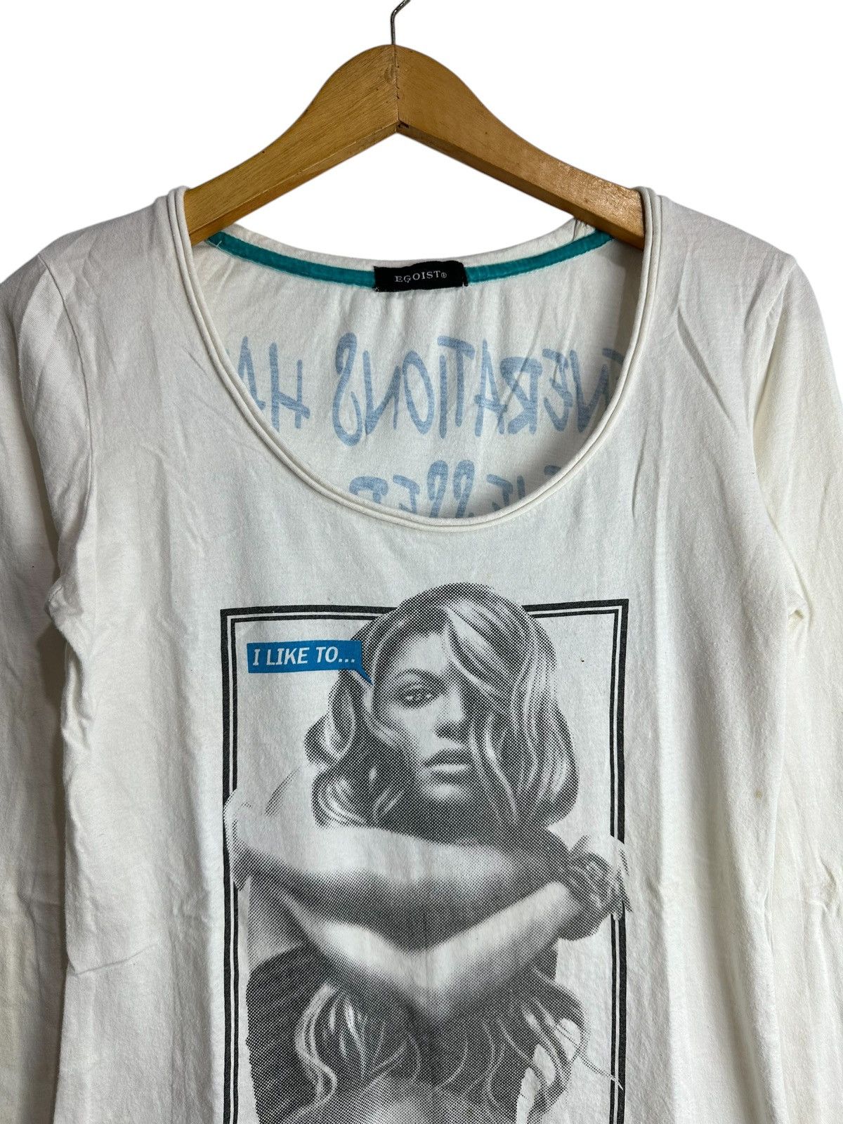 Other EGOIST BEST QUOTES LONG SLEEVE HYSTERIC IFSIX LGB STYLE Size S / US 4 / IT 40 - 4 Thumbnail