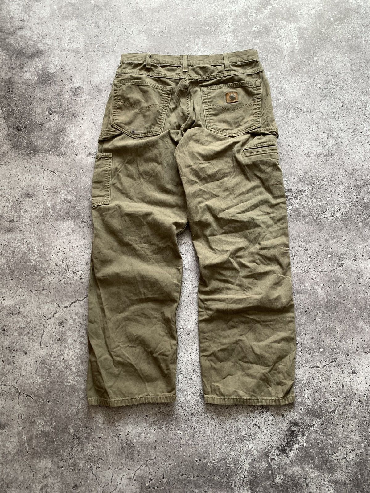 Carhartt 🔥Vintage Carhartt Distressed Work Carpenter Pants Size US 30 / EU 46 - 1 Thumbnail