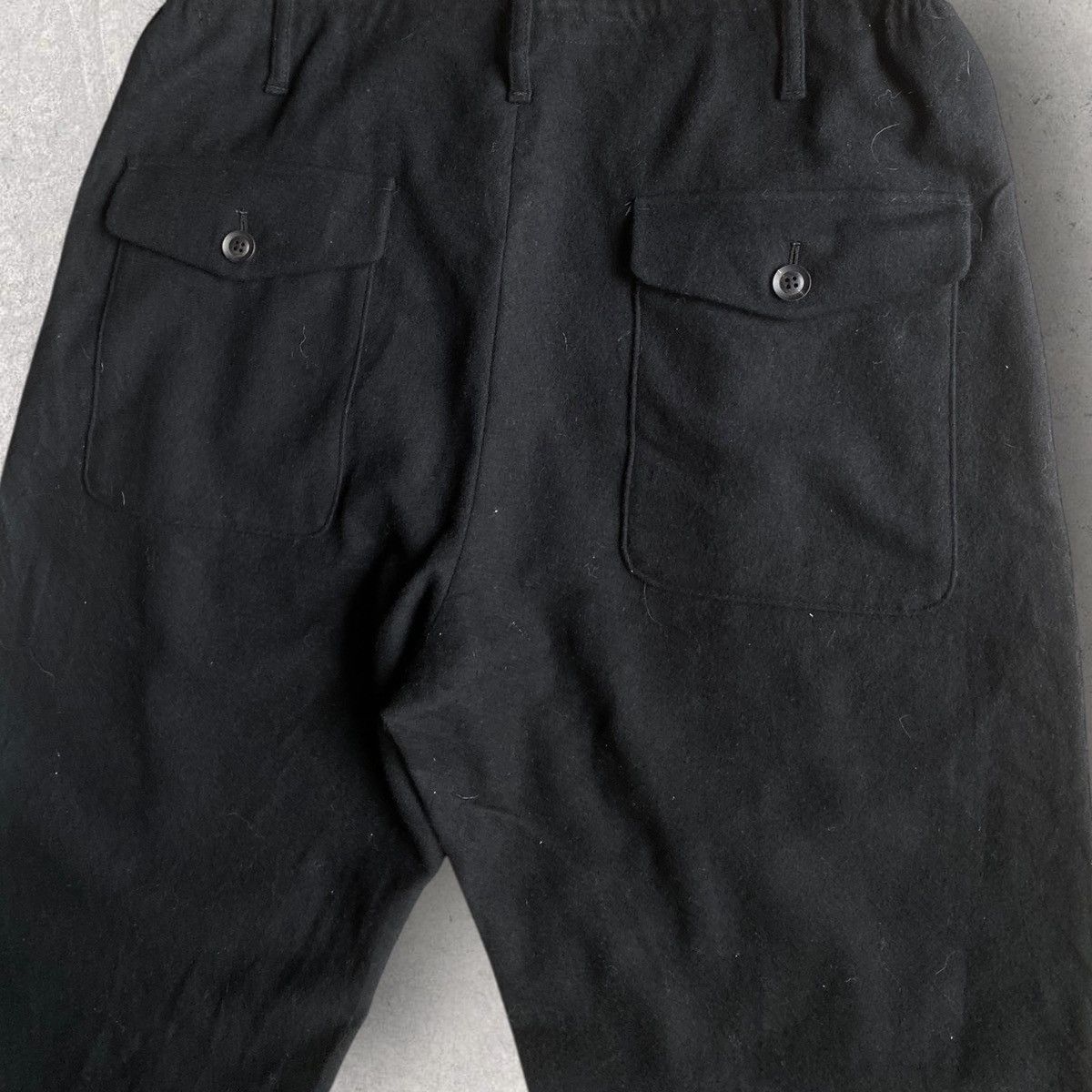 Yohji Yamamoto AW15 Wool Jogger Hem Pants Size US 32 / EU 48 - 7 Thumbnail