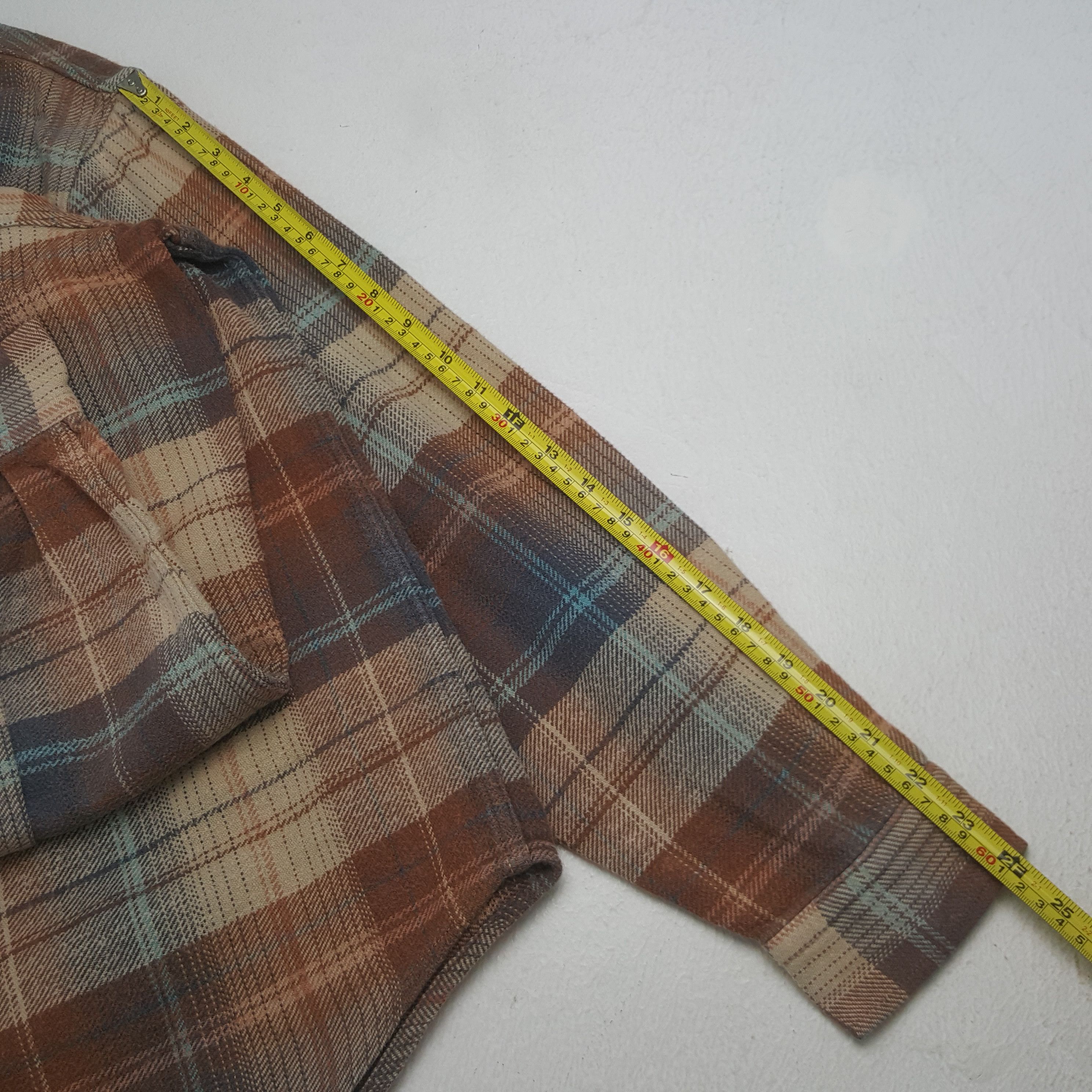Sugar Cane Vintage Sugar Cane Japanese Brand Flannel Shirt Button Up Size US L / EU 52-54 / 3 - 6 Thumbnail