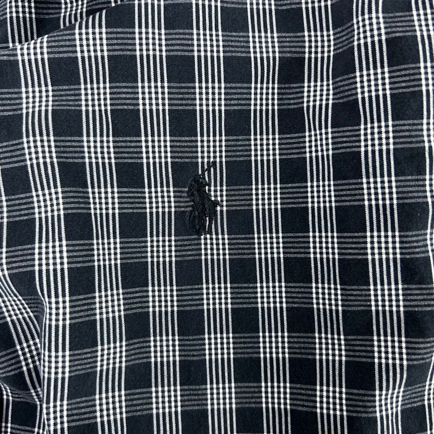 Polo Ralph Lauren Polo Ralph Lauren Button Down Shirt Men XL Black White Plaid Lowell Sport Cotton Shirt Size US XL / EU 56 / 4 - 4 Thumbnail