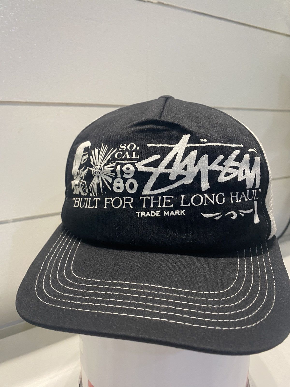 Stussy × Vintage OG Vintage Stussy Logo Built For The Long Haul 