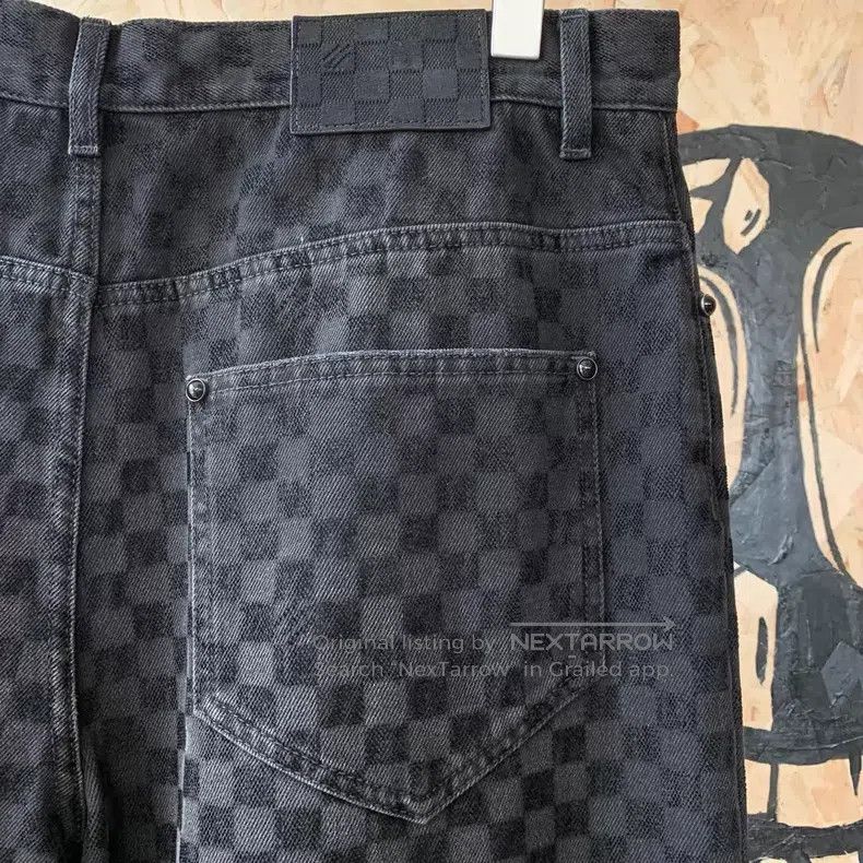 Louis Vuitton Louis Vuitton SS25 Damier flocked checkerboard jeans Size US 36 / EU 52 - 5 Thumbnail