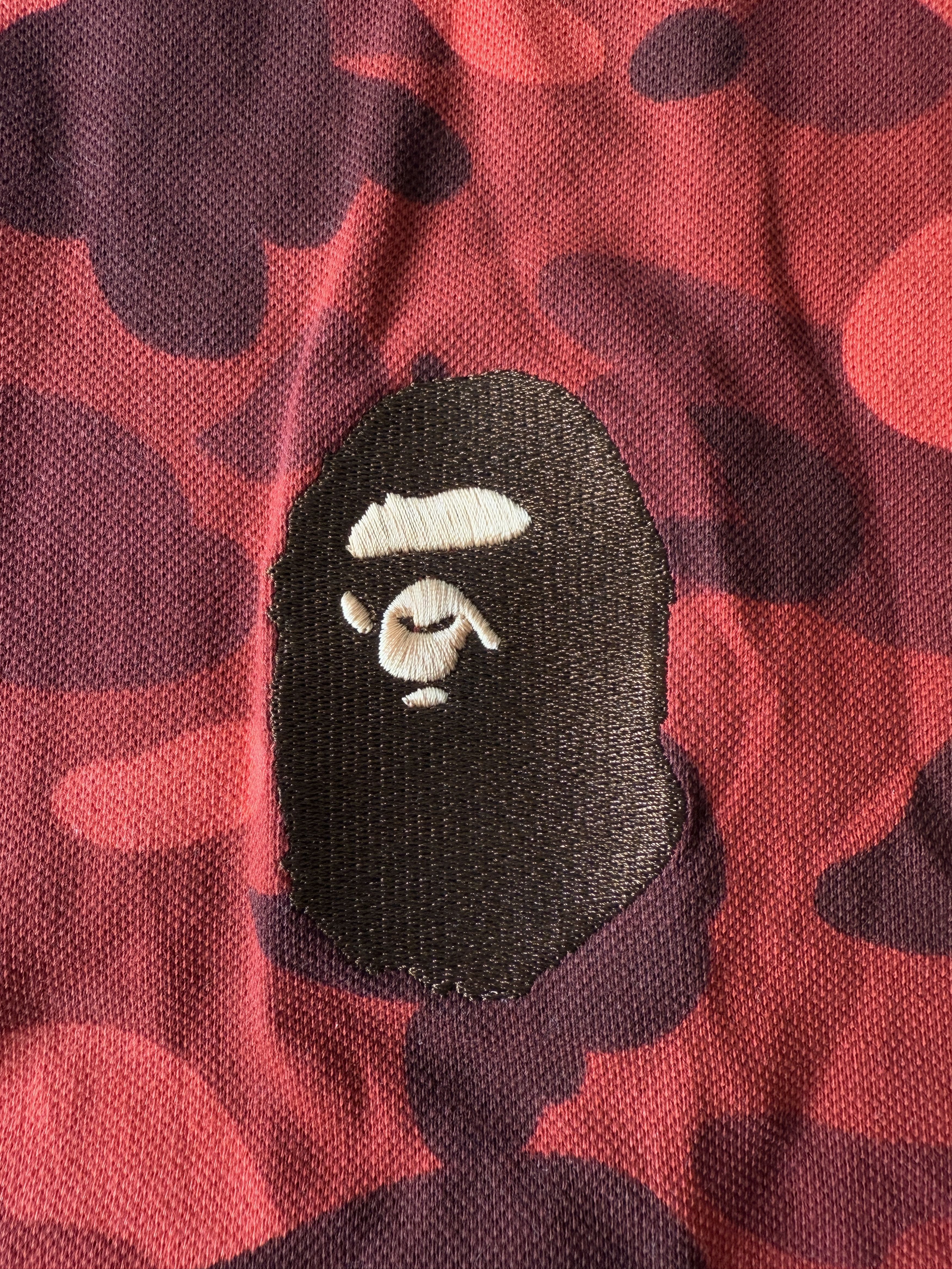 Bape BAPE COLOR CAMO BIG APE HEAD POLO SHIRT Size US M / EU 48-50 / 2 - 3 Thumbnail