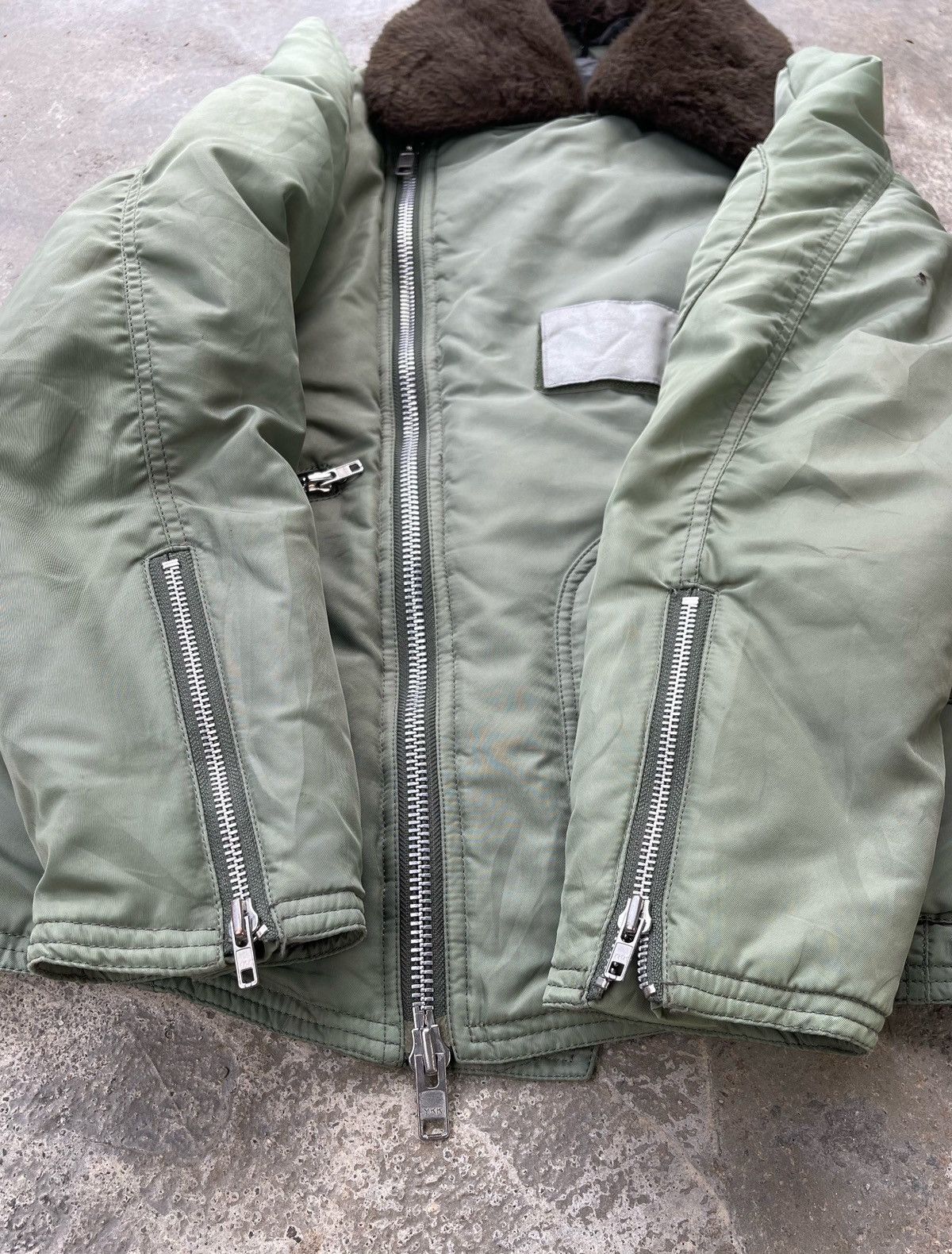 Japanese Brand 🔥RARE🔥 RESCUE SQUAD FUR COLLARED ZIPPER JACKET Size US L / EU 52-54 / 3 - 17 Thumbnail
