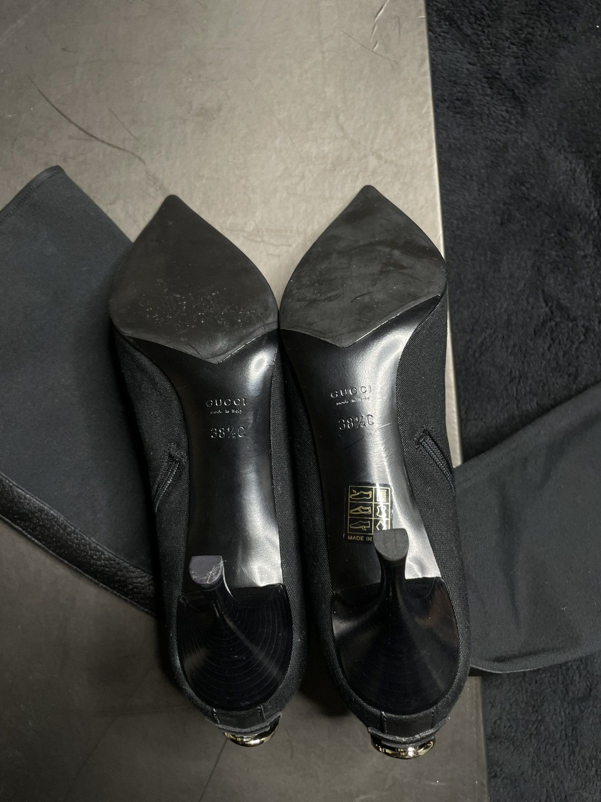 Gucci Gucci Black Knee High Boots Size 38,5 Size US 8.5 / IT 38.5 - 6 Thumbnail