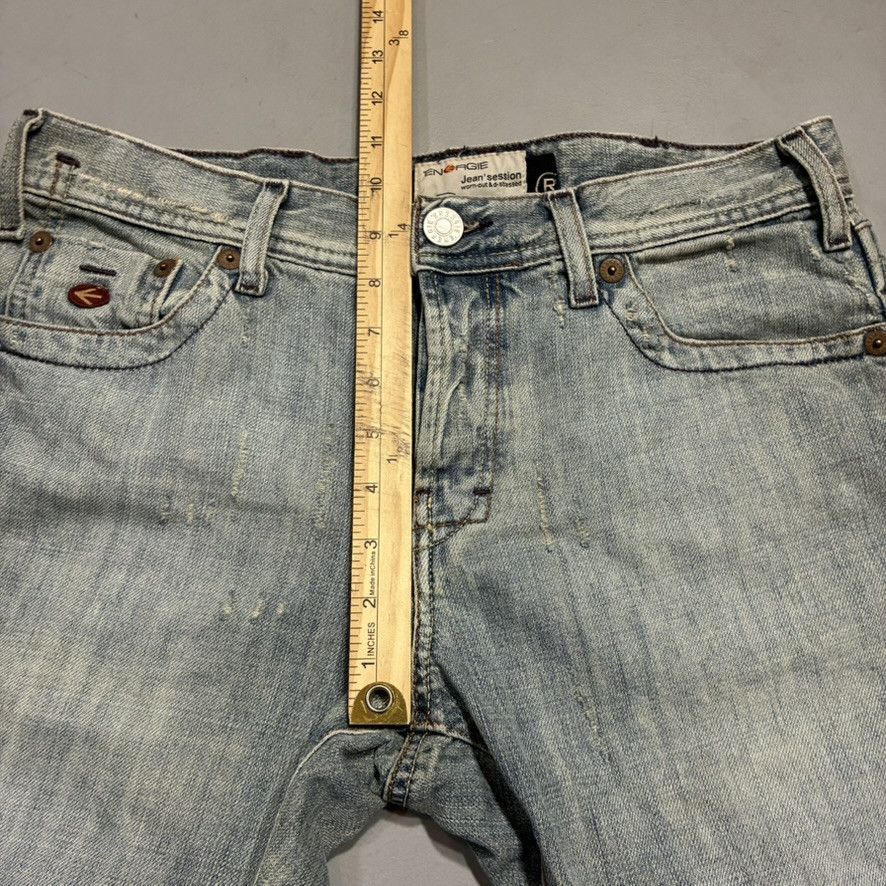 Energie Y2K Energie Distressed Slim Button-Fly Justin Jeans Italy Size US 33 - 16 Thumbnail