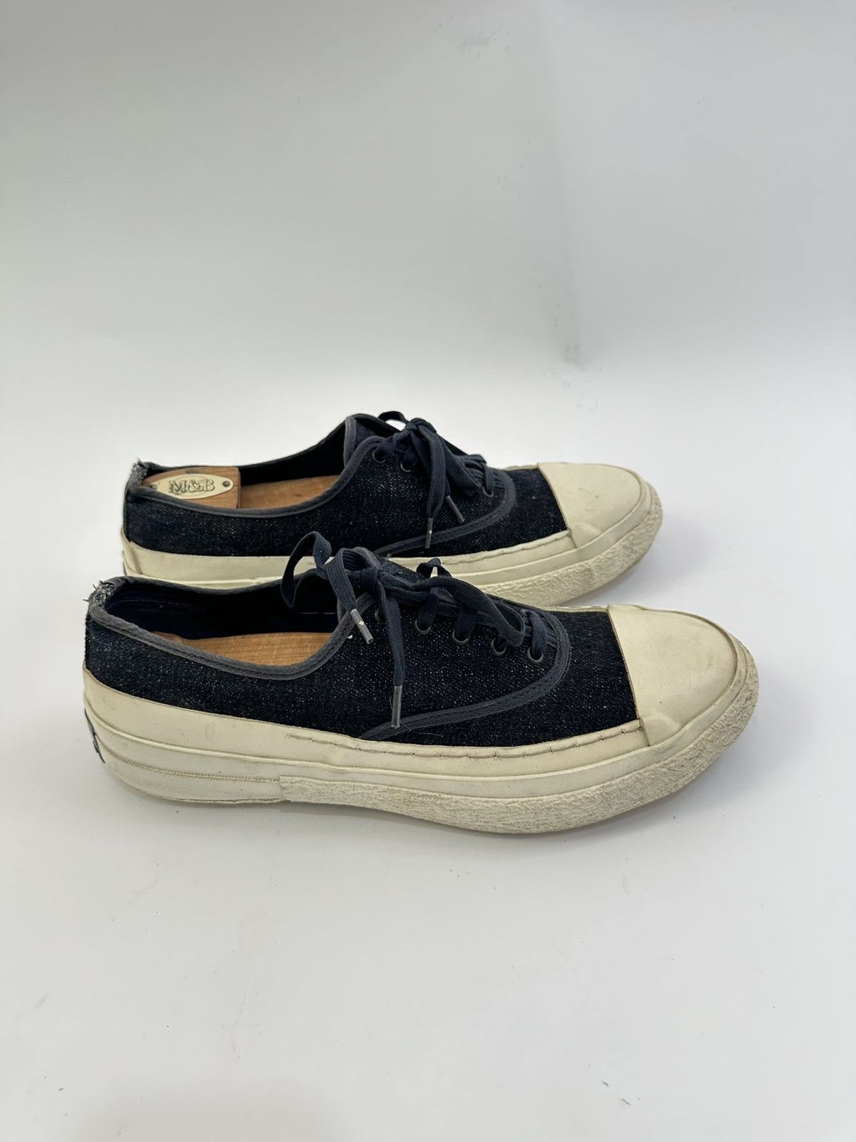 Nigel Cabourn Nigel Cabourn Navy Deck Shoes Size 9.5 Size US 9.5 / EU 42-43 - 2 Thumbnail
