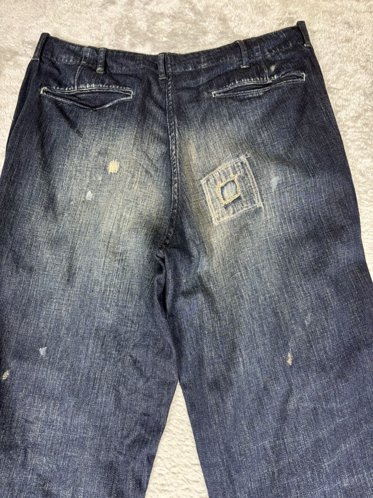 Sugar Cane The Rugged Museum Pacthwork Pants. S0333 Size US 32 / EU 48 - 10 Thumbnail