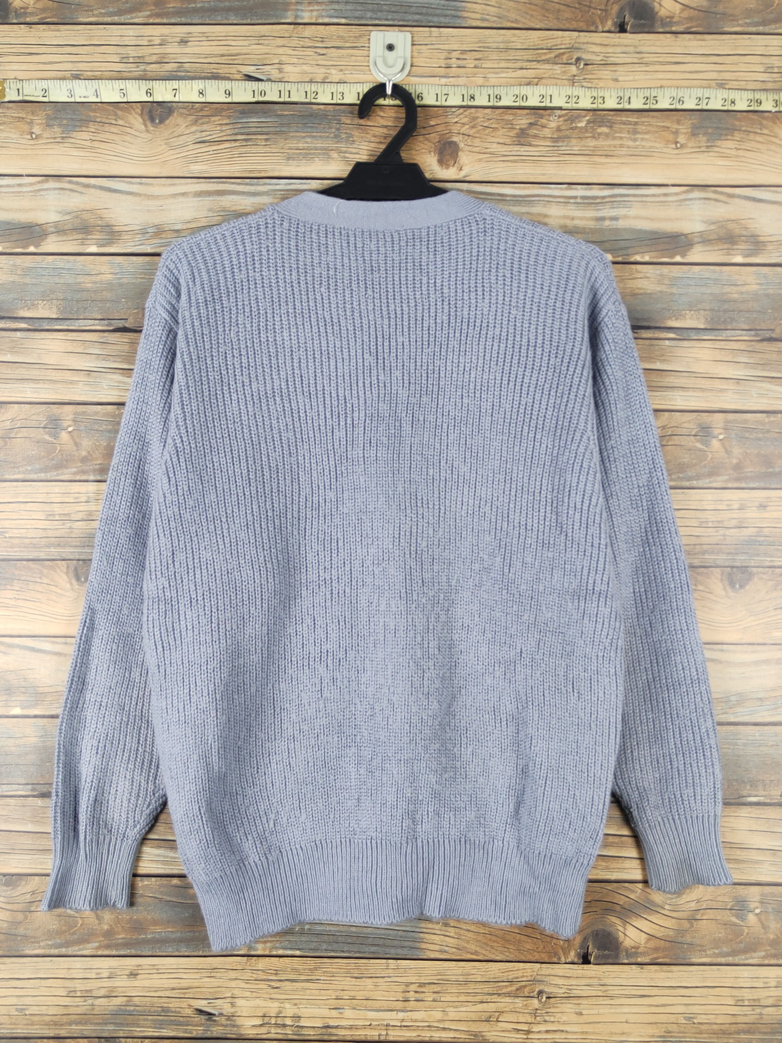 Homespun Knitwear Japanese Brand Blue Knitwear Cardigan #W1648 Size M / US 6-8 / IT 42-44 - 7 Thumbnail