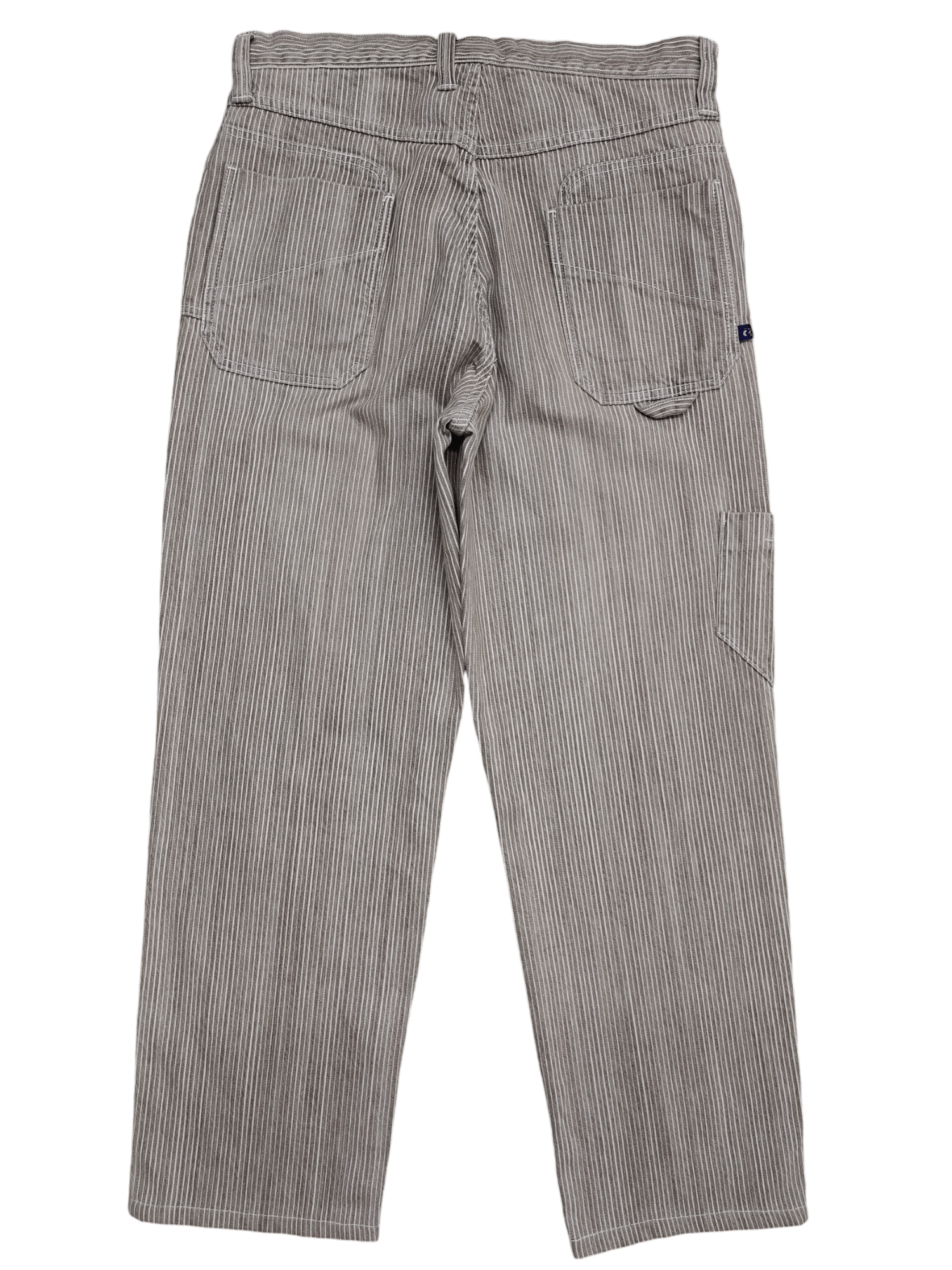 Japanese Brand Vintage Y2k Hang Ten Hickory Carpenter Denim Pants Orslow Size US 33 - 9 Thumbnail