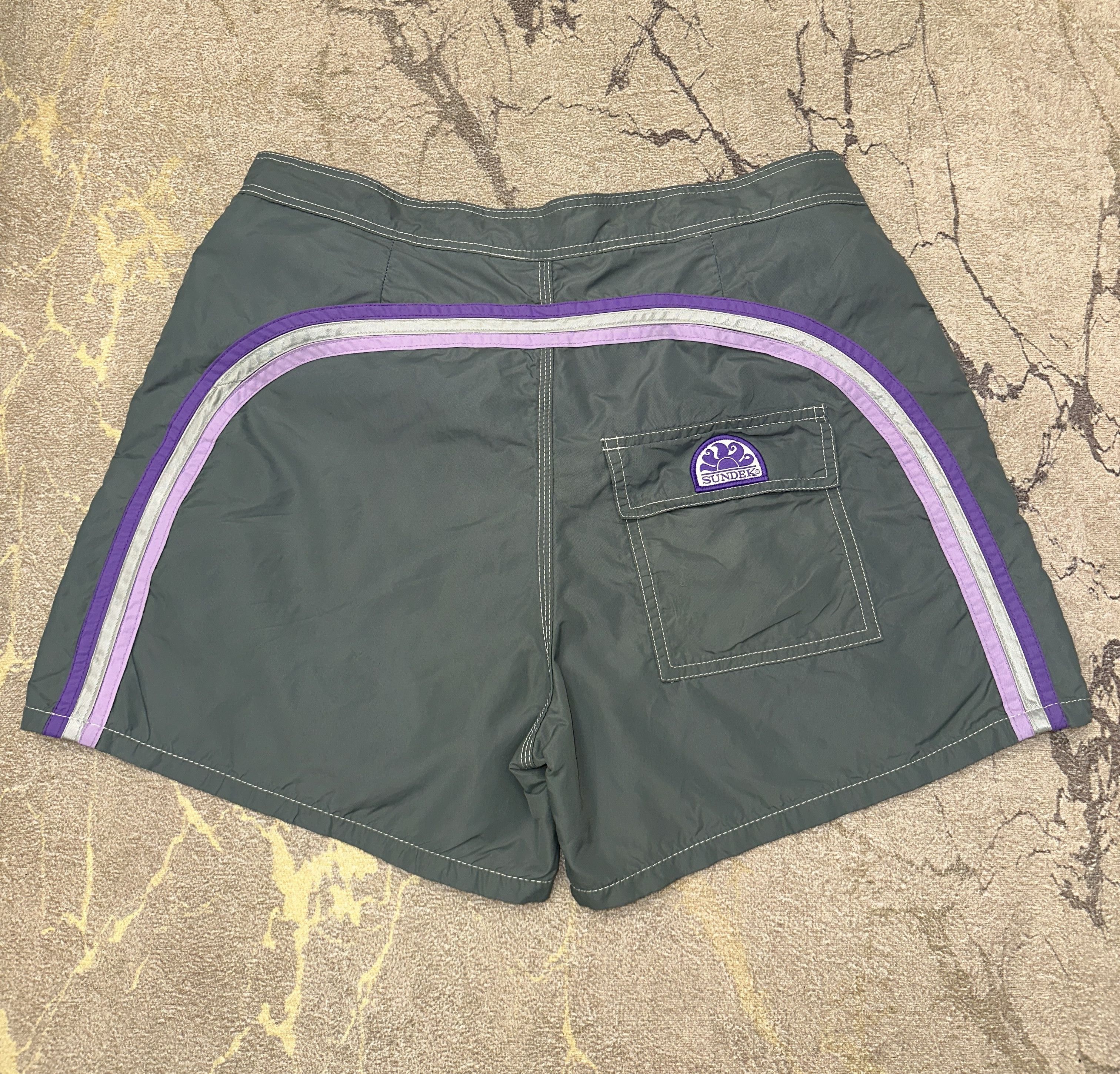 Sundek Sundek 33 Beach Swim Board Shorts Trunks Bath Suit Size 33 S Size US 33 - 9 Thumbnail