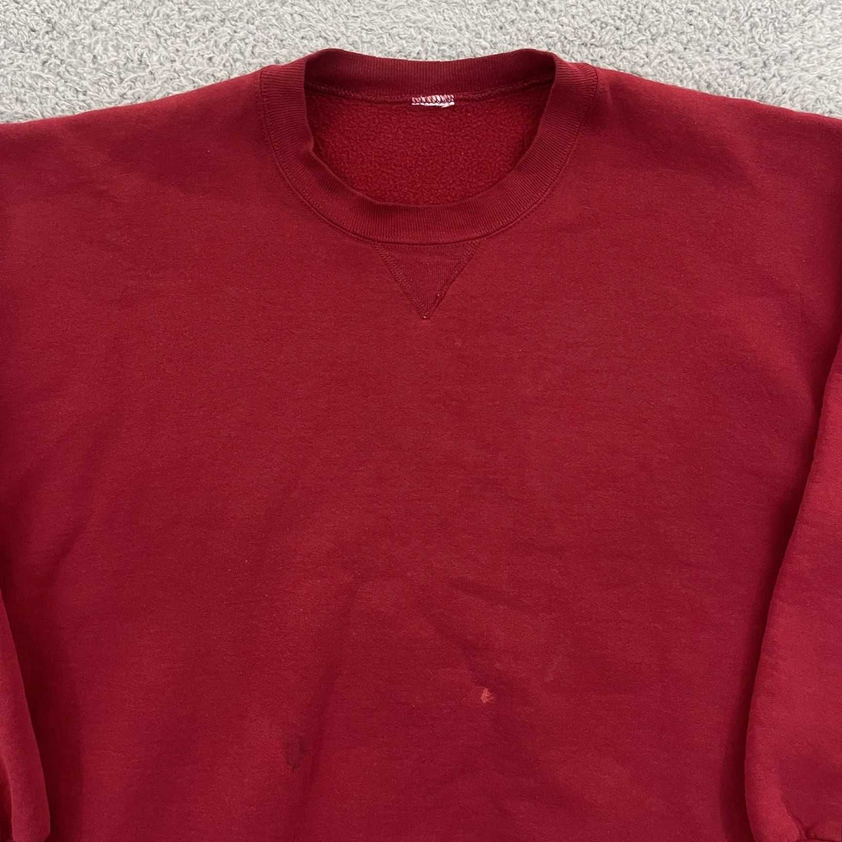 Russell Athletic VINTAGE Russell Athletic Sweatshirt Mens 2XL Red 90s USA Crewneck Pullover Sweatshirt Size US XXL / EU 58 / 5 - 3 Thumbnail