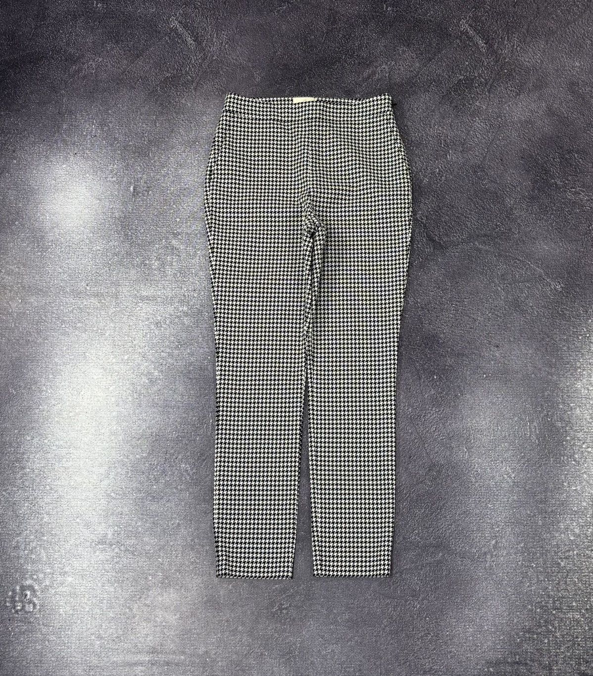 Sezane Sezane Clara Houndstooth High Waist Luxury Tapered Pants Size 26" / US 2 / IT 38 - 1 Thumbnail
