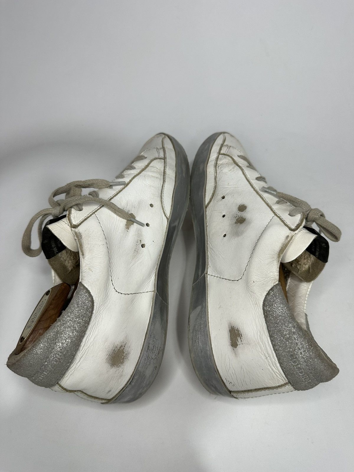 Golden Goose Golden Goose Superstar Distressed Leather Men’s Sneakers. Size US 7 / EU 40 - 5 Thumbnail