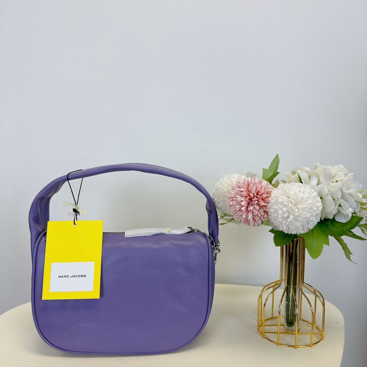 Marc Jacobs MARC JACOBS Purple Mini 'The Pushlock' Bag Size ONE SIZE - 3 Thumbnail