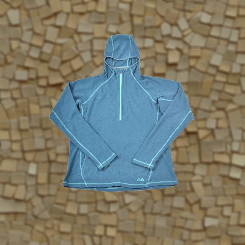 Rab Rab Wmns Orbit Hoodie QFA-48 Fleece Hoody Polartec Size XL Blue" Size XL / US 12-14 / IT 48-50 - 1 Thumbnail