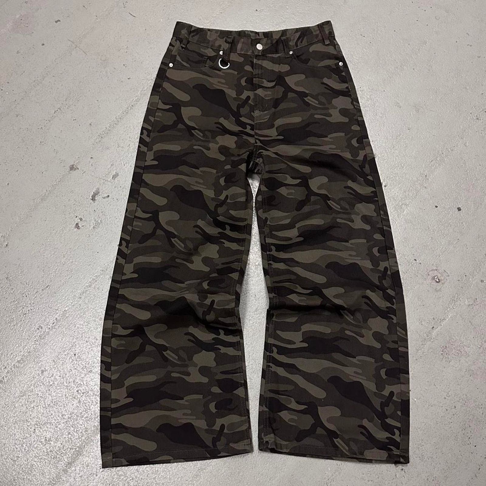 Other GREEN CAMO Baggy y2k DENIM WAIST 28 ND Size US 28 / EU 44 - 2 Thumbnail