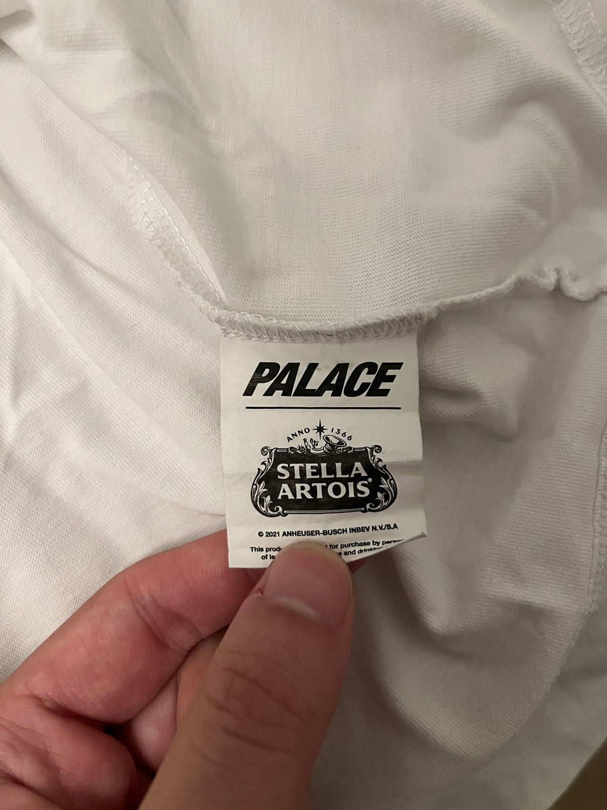 Palace Palace x Stella Artois White T-Shirt Size US M / EU 48-50 / 2 - 4 Thumbnail