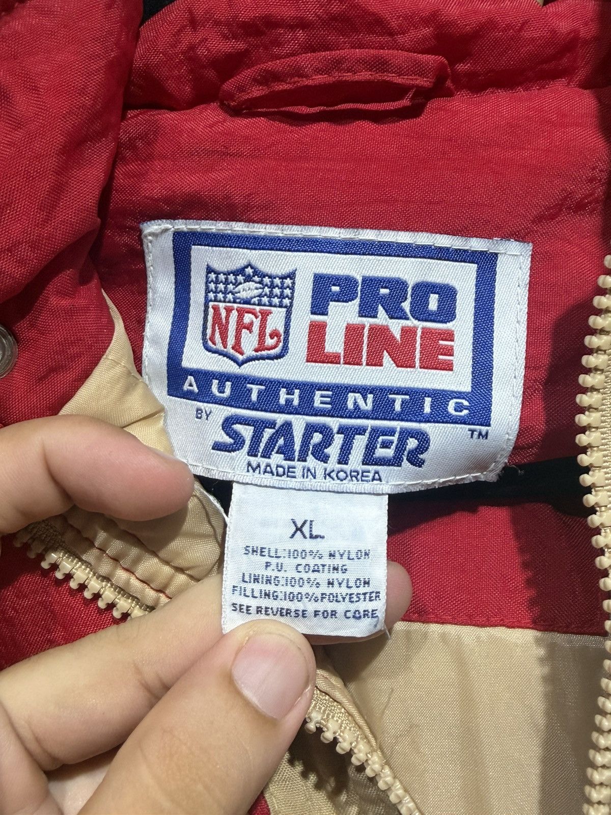 Starter Vintage San Francisco 49ers starter jacket Size US XL / EU 56 / 4 - 3 Thumbnail