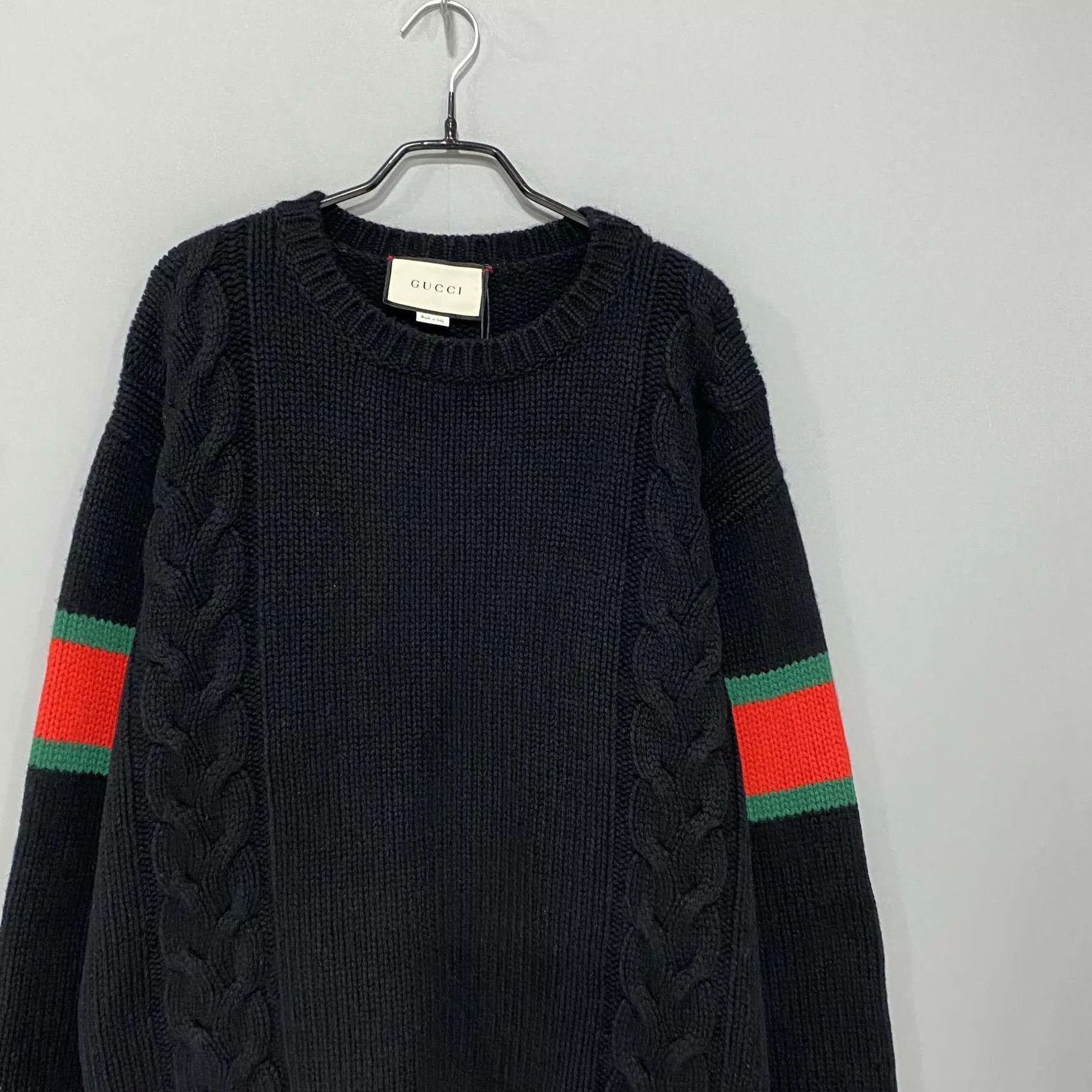 Gucci Gucci Classic Stripe Cable Knit Sweater XL Size US XL / EU 56 / 4 - 3 Thumbnail
