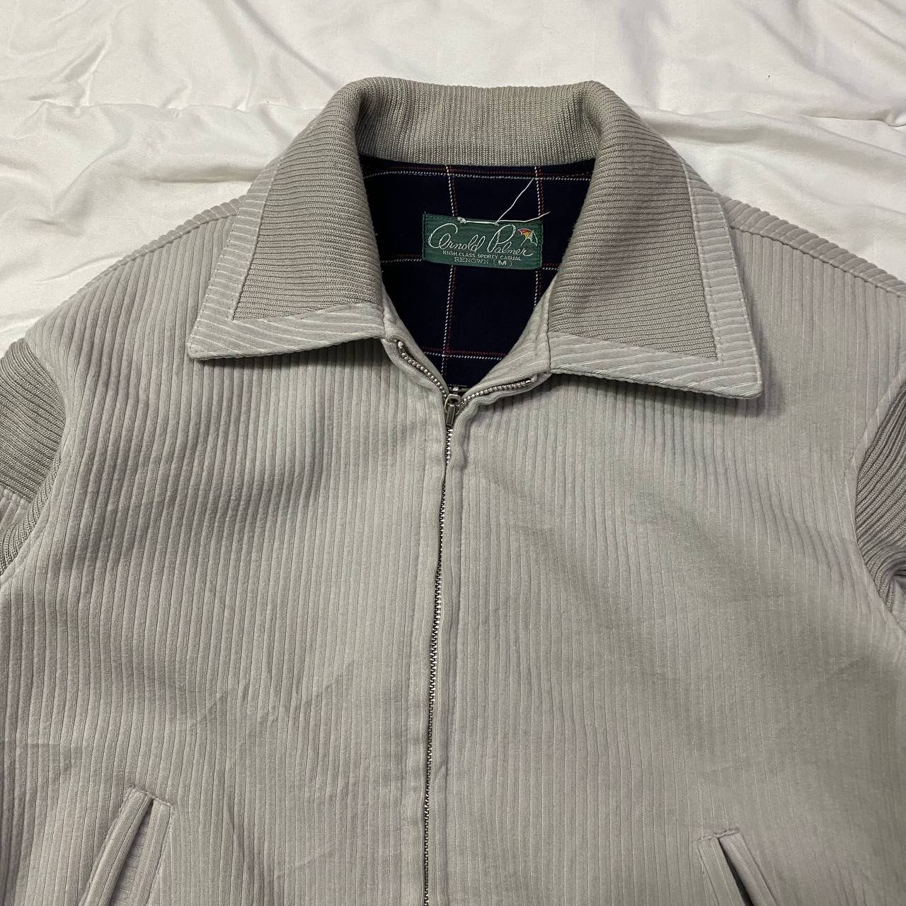 Japanese Brand × Vintage Vintage 90s ARNOLD PALMER Tweed Wool Jacket Size US M / EU 48-50 / 2 - 2 Thumbnail