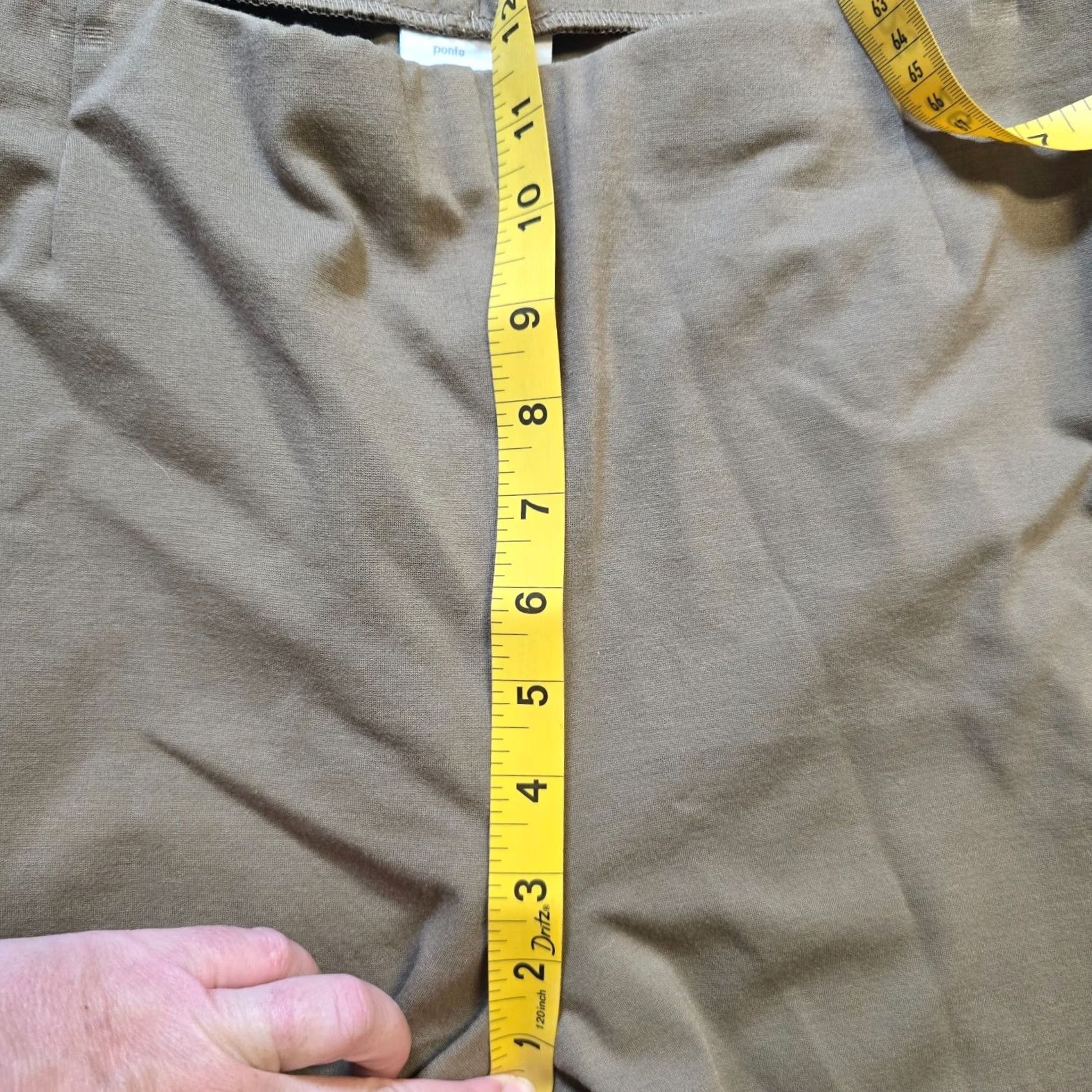 J. Jill J. Jill Pants Women XL Brown Ponte Slim Leg Elastic Waist Casual Capse? Size 26" / US 2 / IT 38 - 6 Thumbnail