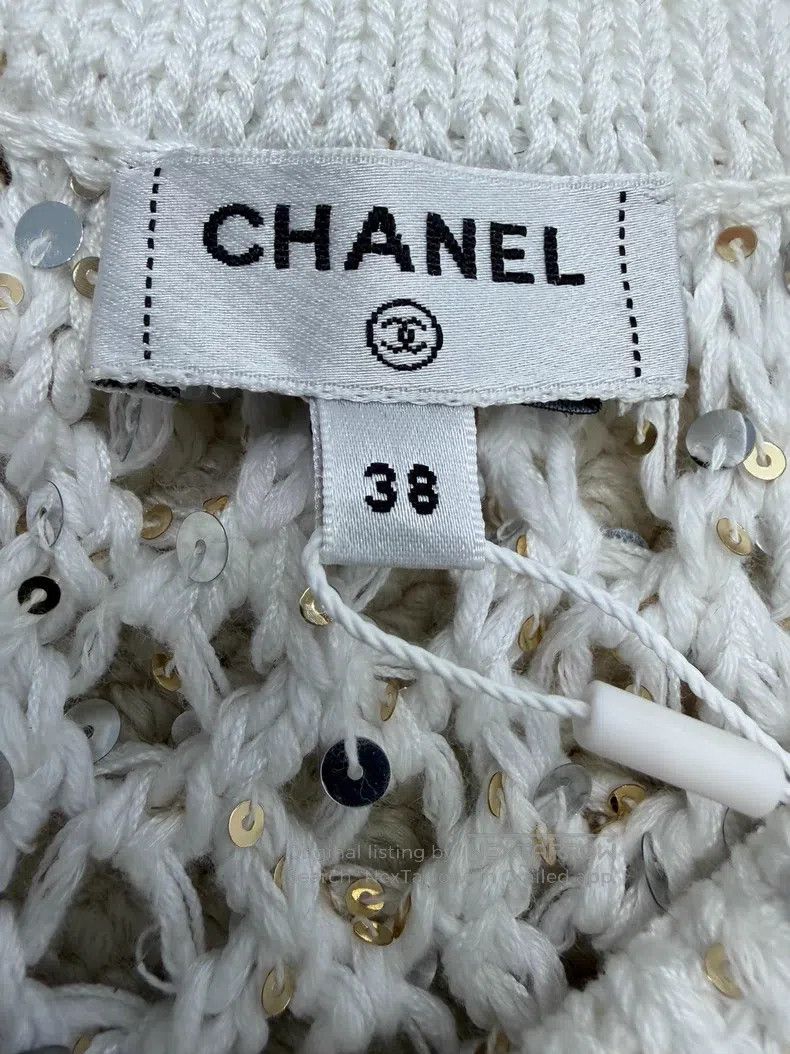 Chanel Chanel Early spring sequin braided cardigan coat Size XS / US 0-2 / IT 36-38 - 4 Thumbnail
